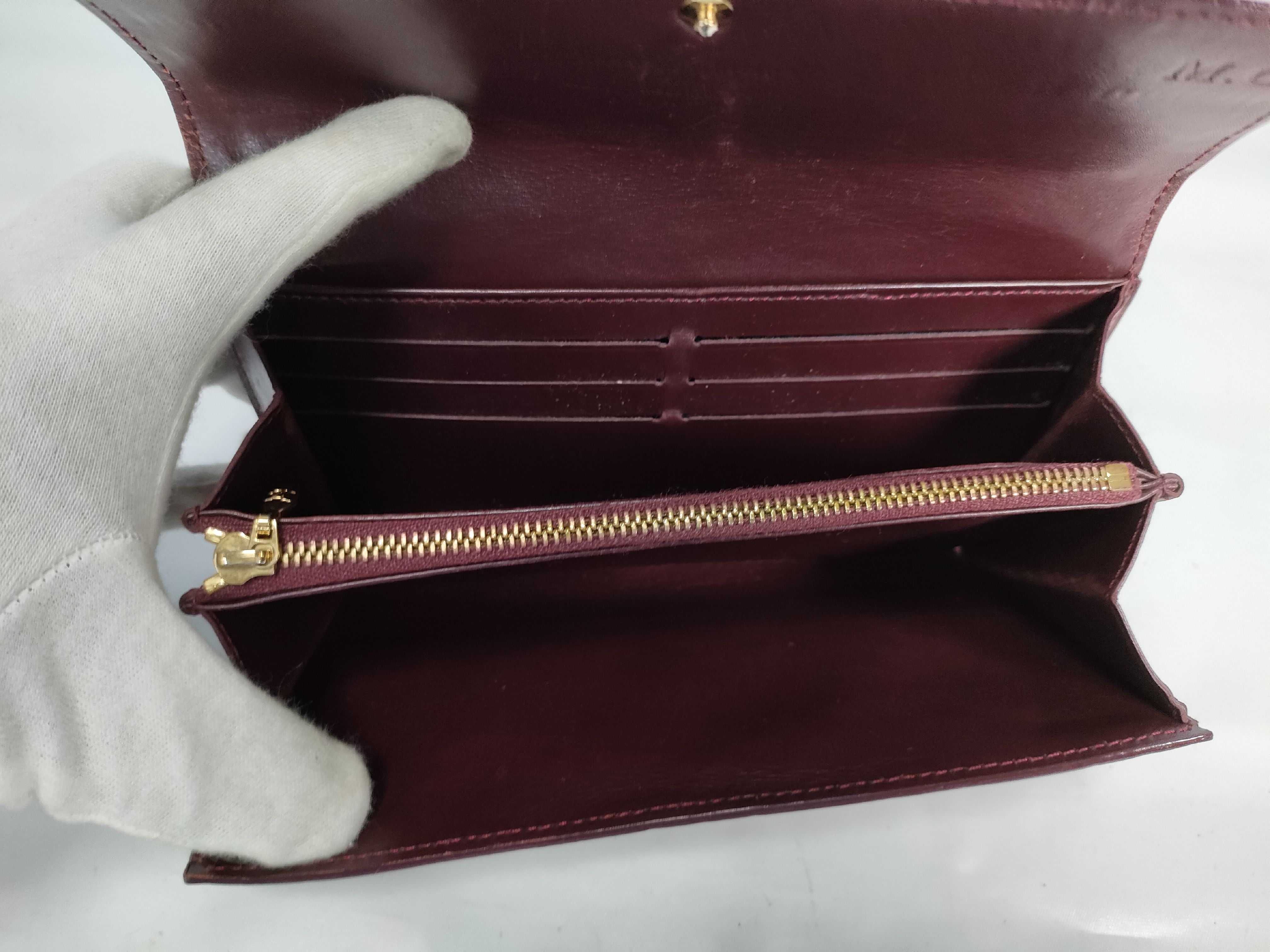 Vernis Portefeuille Sarah Amarante Wallet — view 9