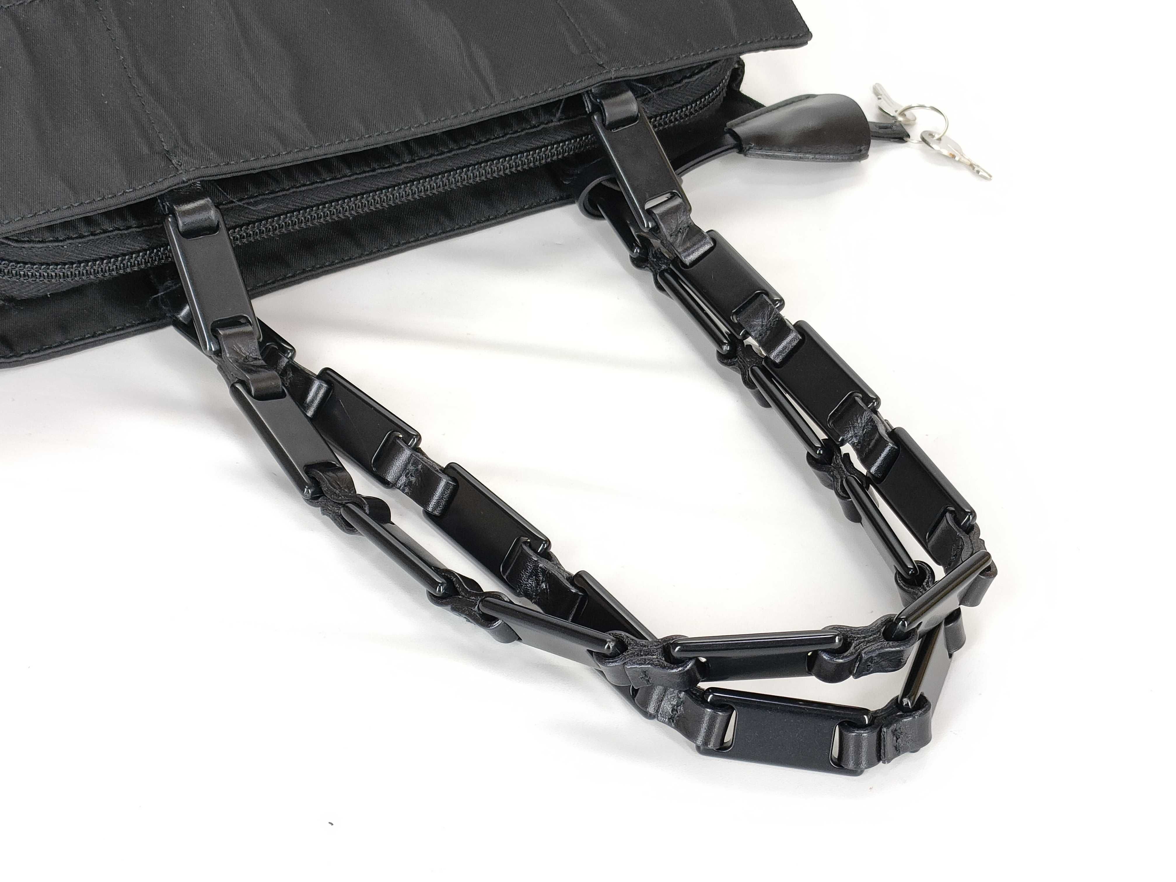 Nylon Black Tote Bag — view 3