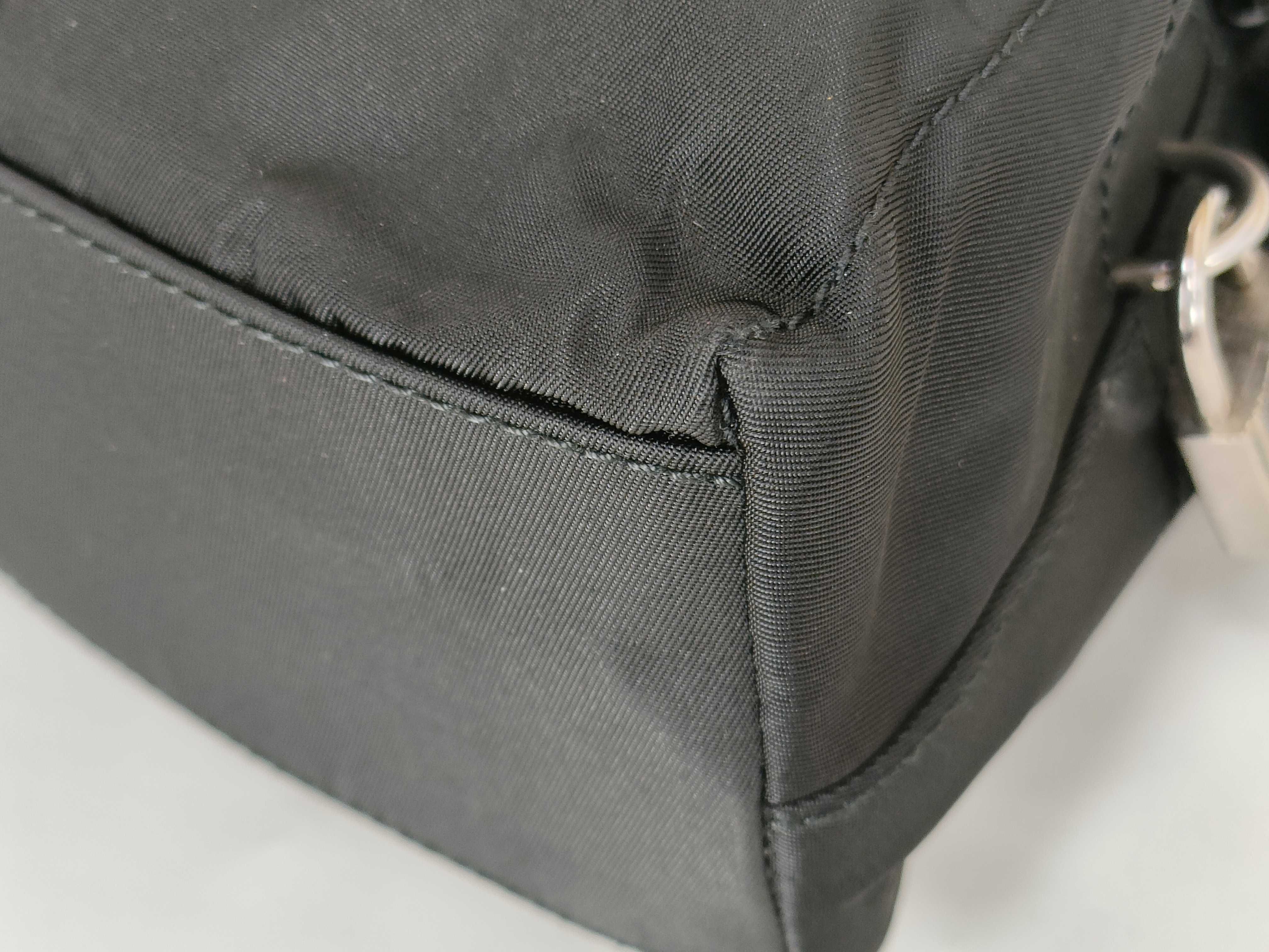 Nylon Black Tote Bag — view 7