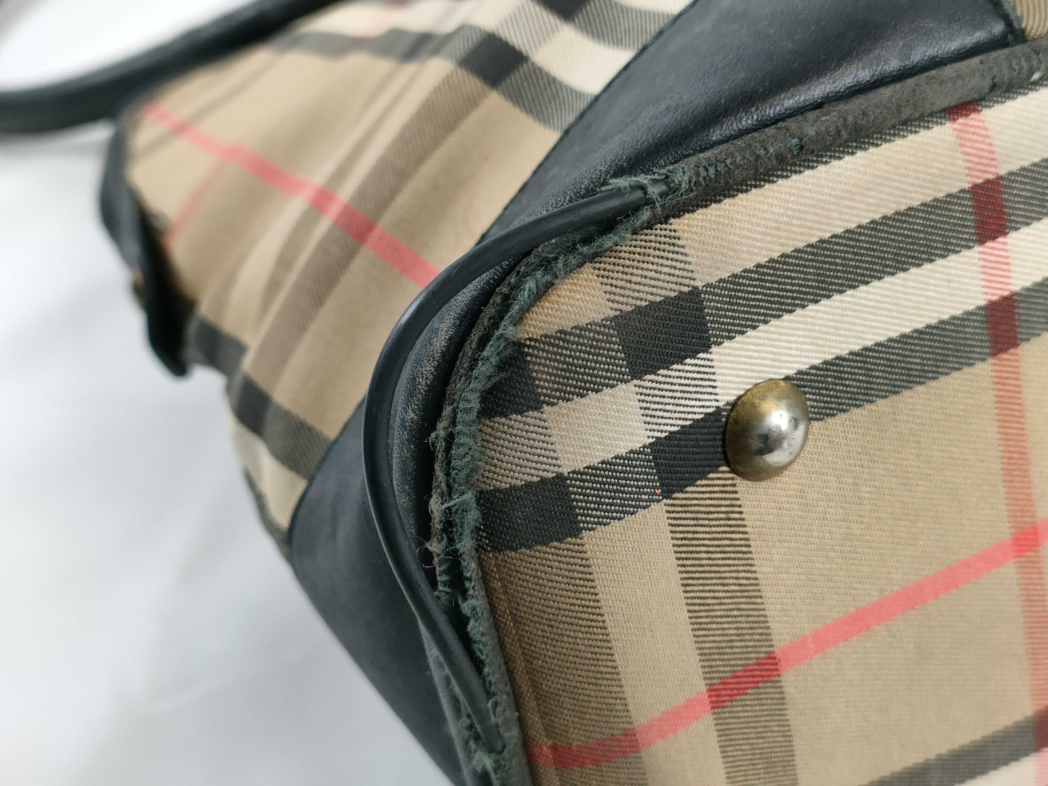 Nova Check Round Tote Bag — view 6