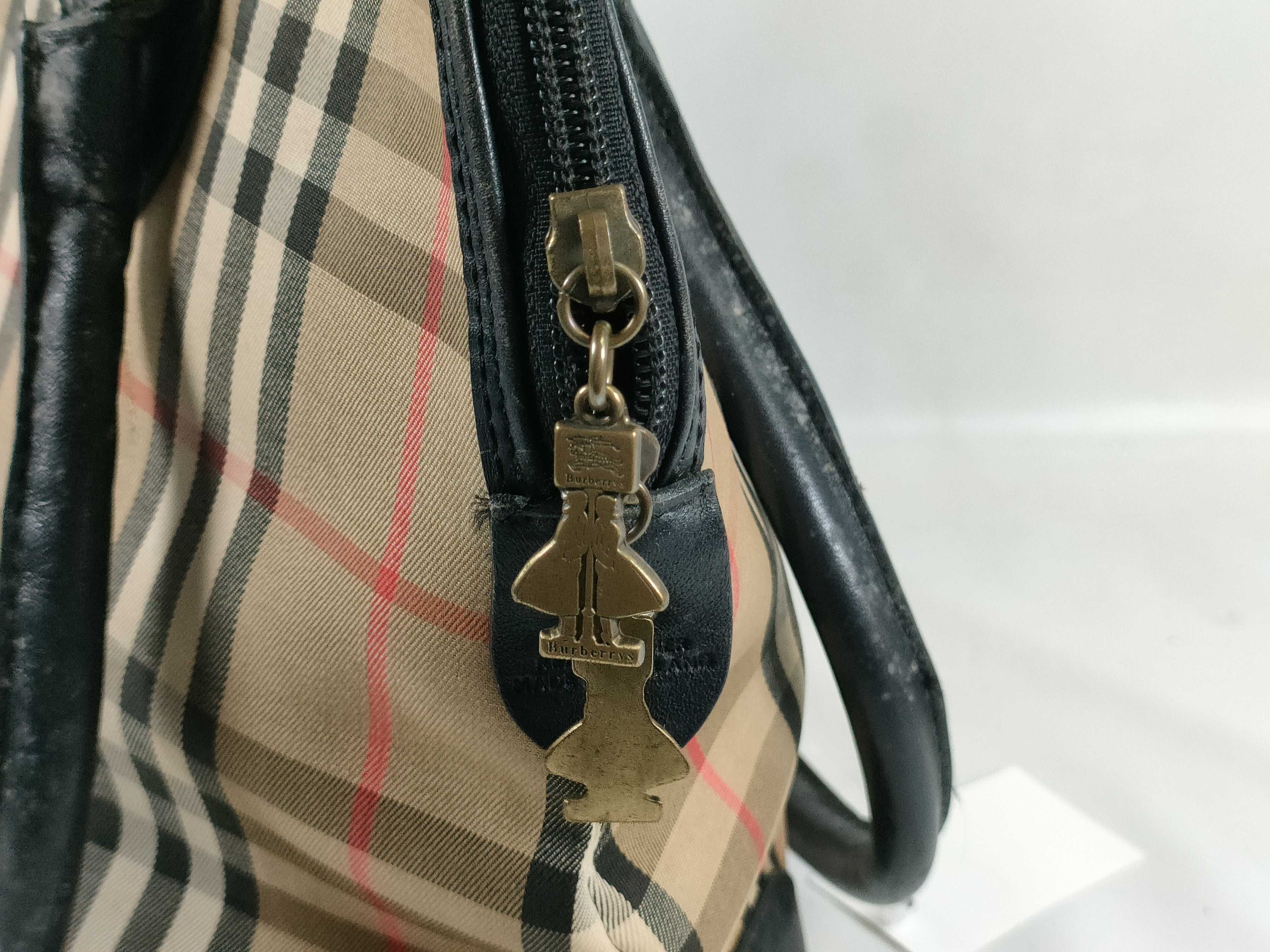 Nova Check Round Tote Bag — view 8