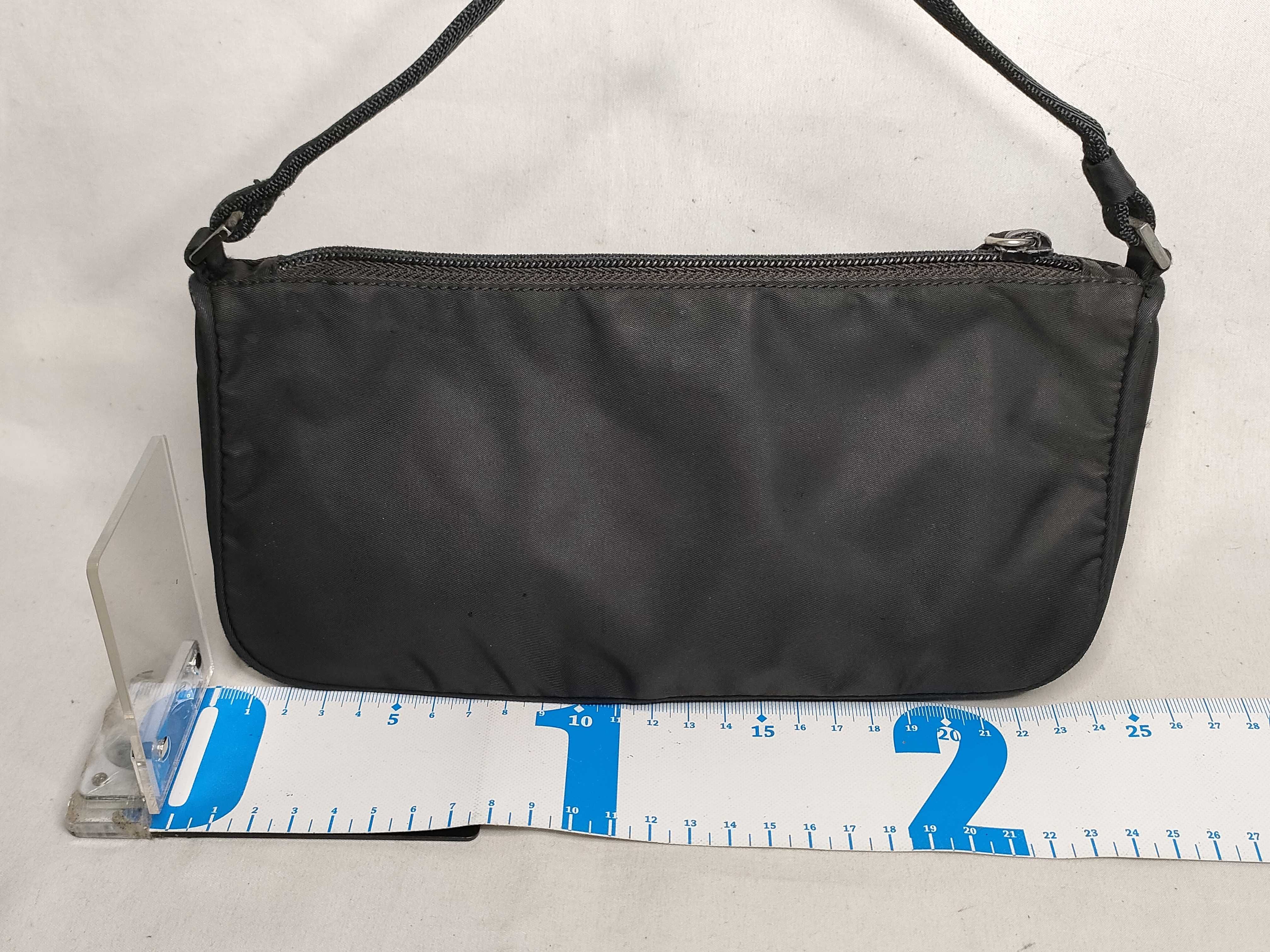 Nylon Prada Tessuto Sport Nylon Pouch Black Handbag — view 2