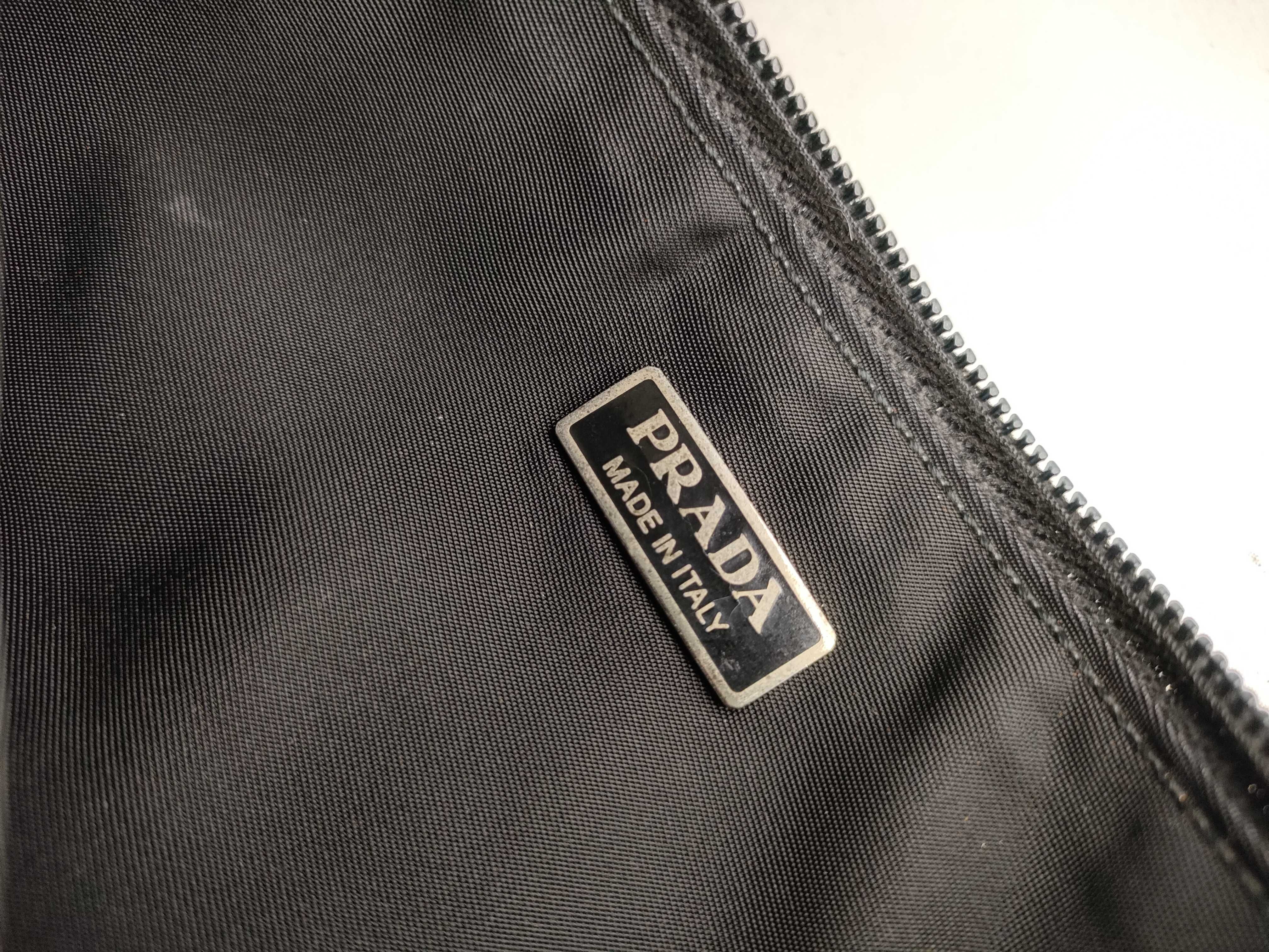 Nylon Prada Tessuto Sport Nylon Pouch Black Handbag — view 11