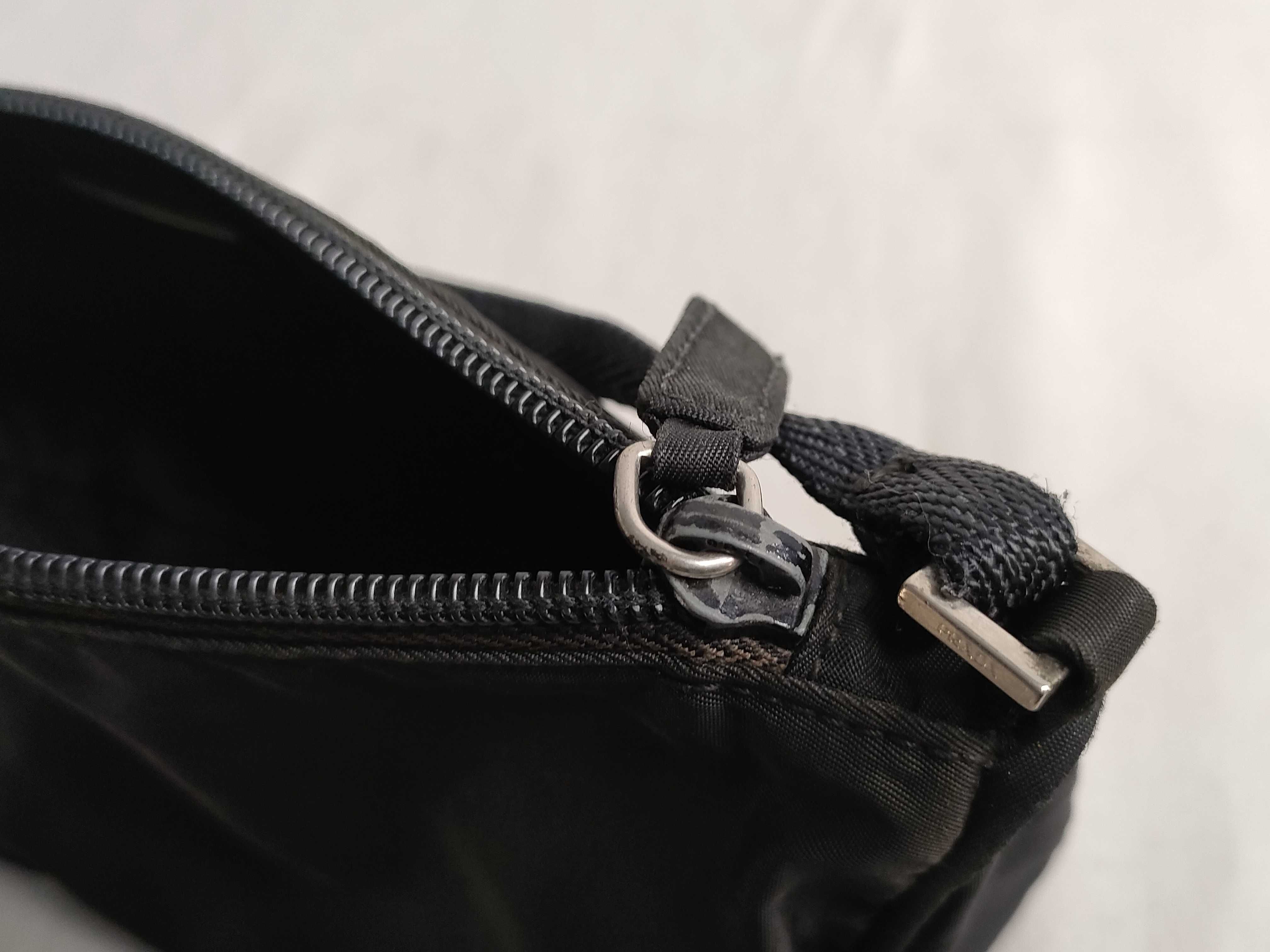 Nylon Prada Tessuto Sport Nylon Pouch Black Handbag — view 12