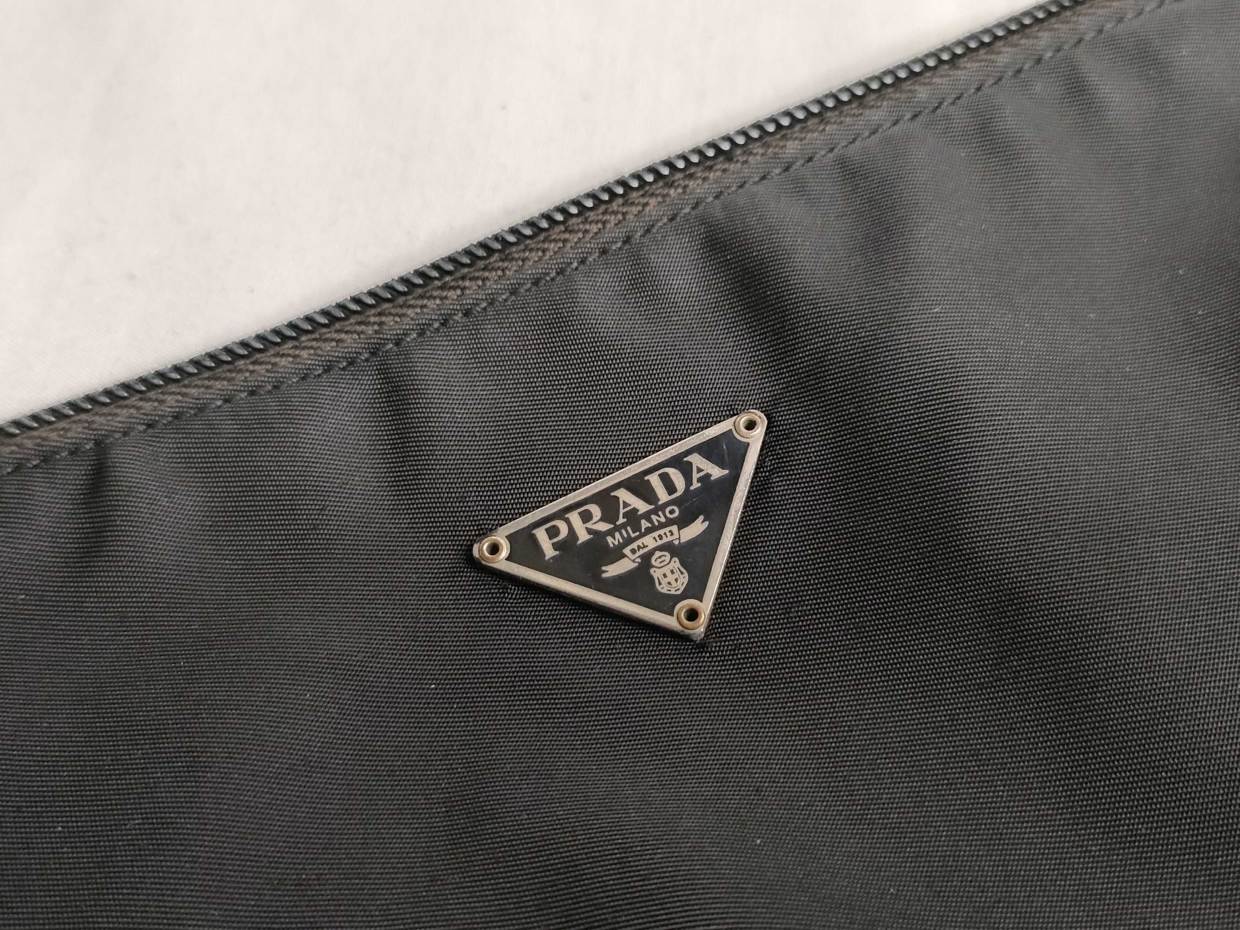 Nylon Prada Tessuto Sport Nylon Pouch Black Handbag — view 13