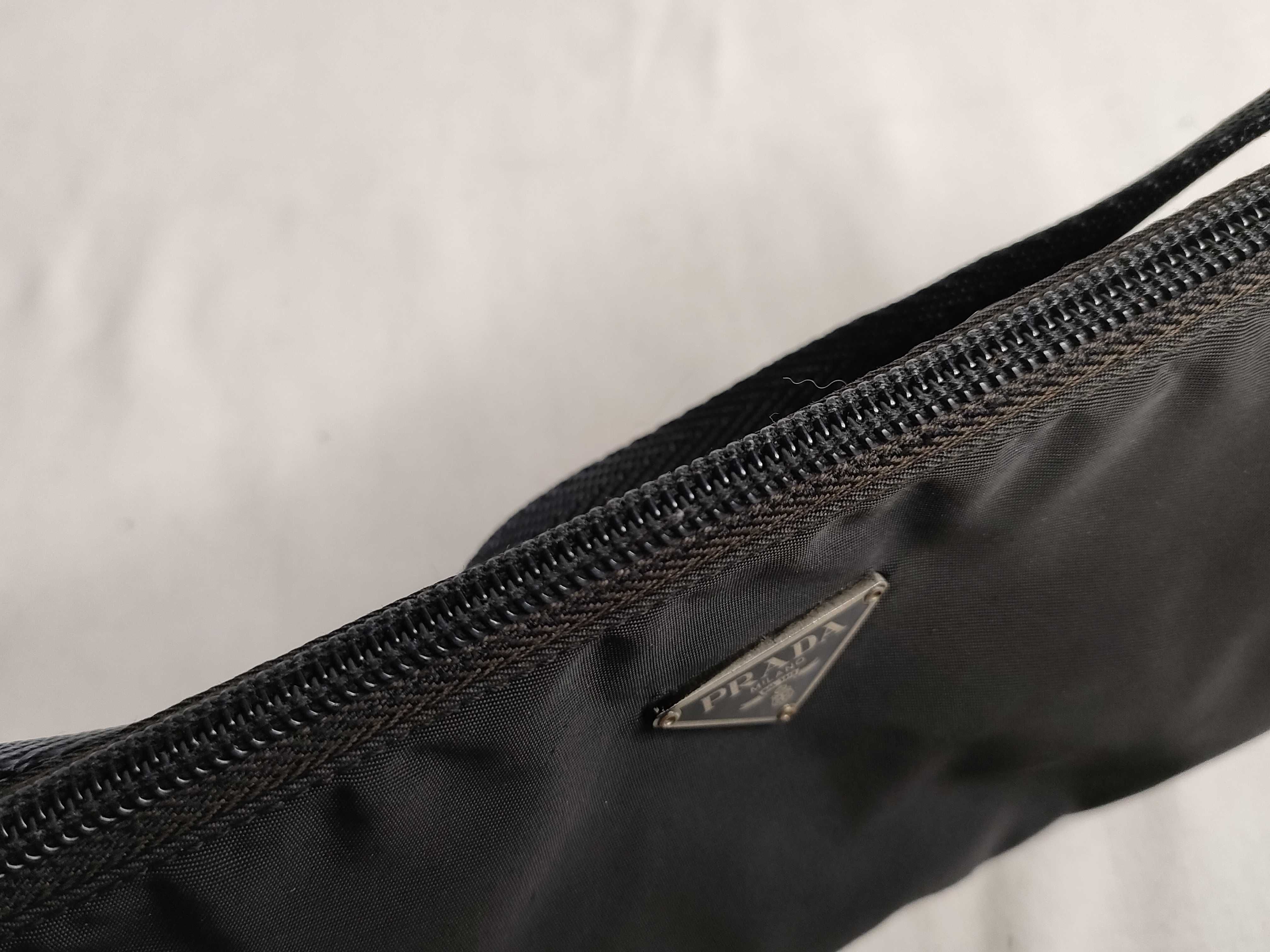 Nylon Prada Tessuto Sport Nylon Pouch Black Handbag — view 8