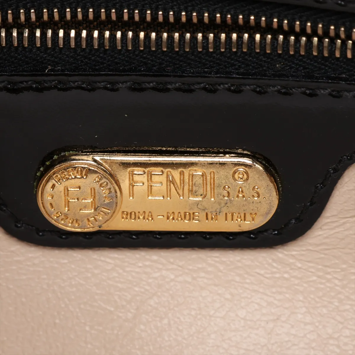 Mamma Bucket Patent Leather Shoulder Bag, Black — view 9