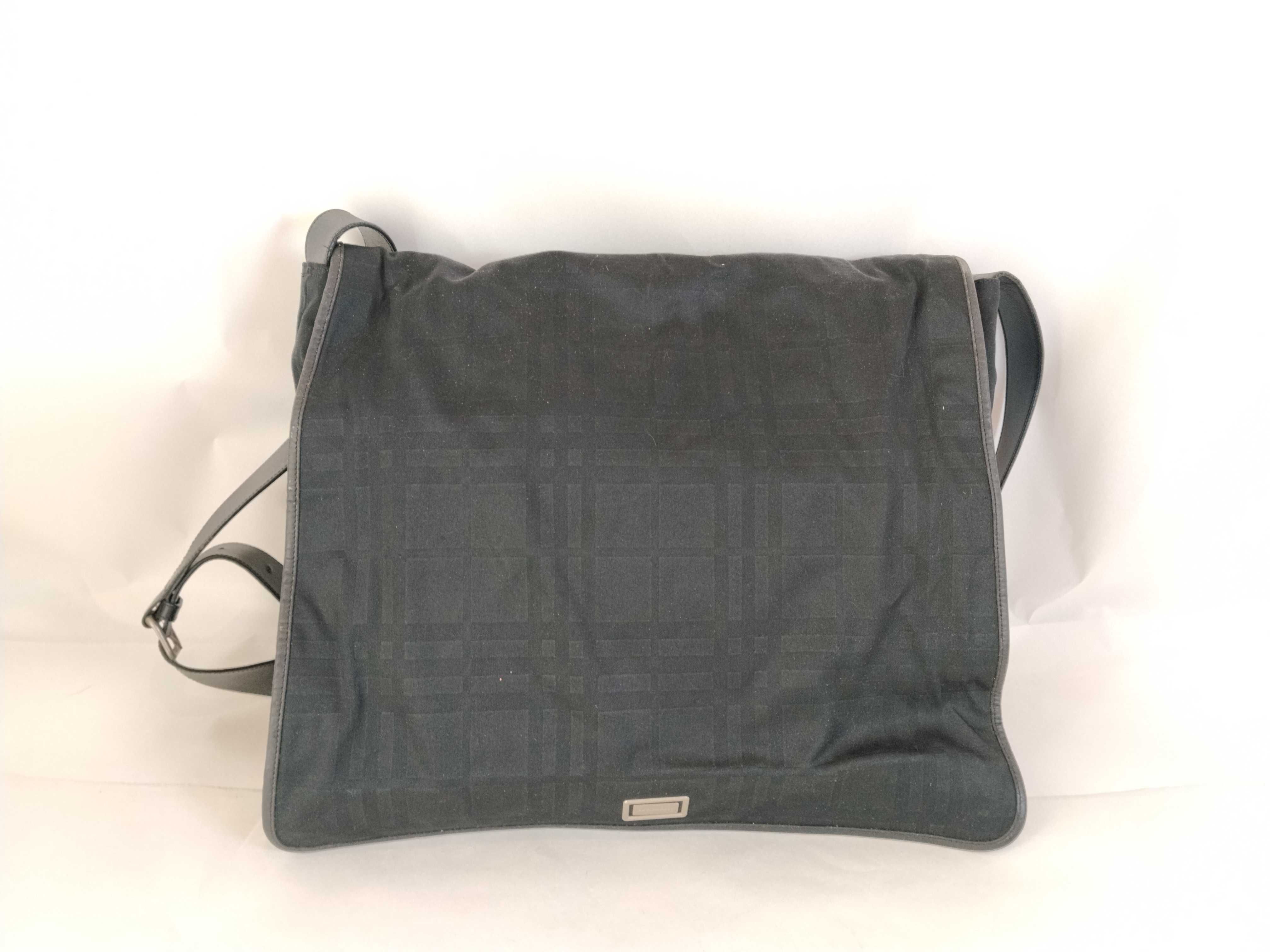 Nylon Shoulder Bag, Black