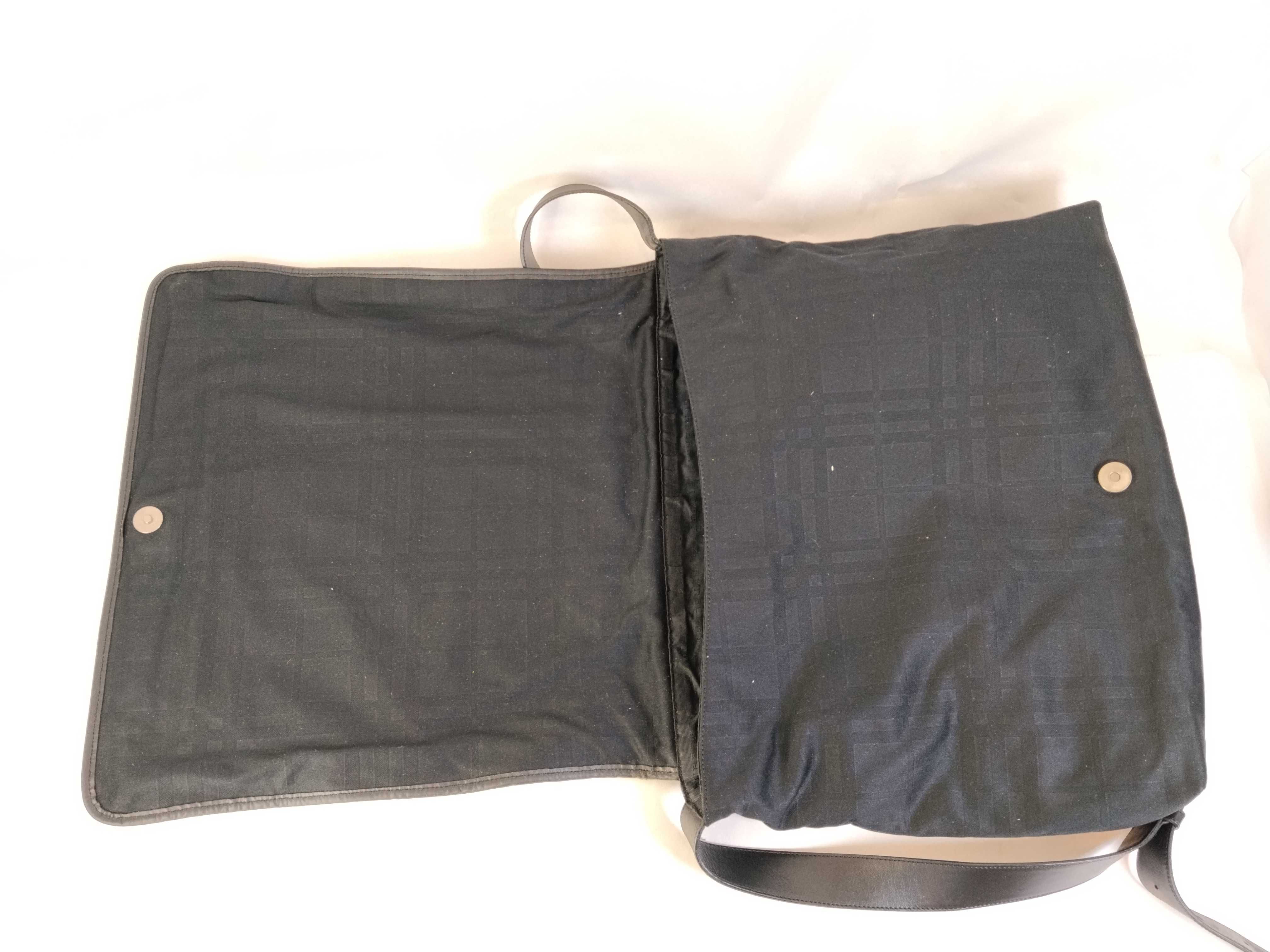 Nylon Shoulder Bag, Black — view 8
