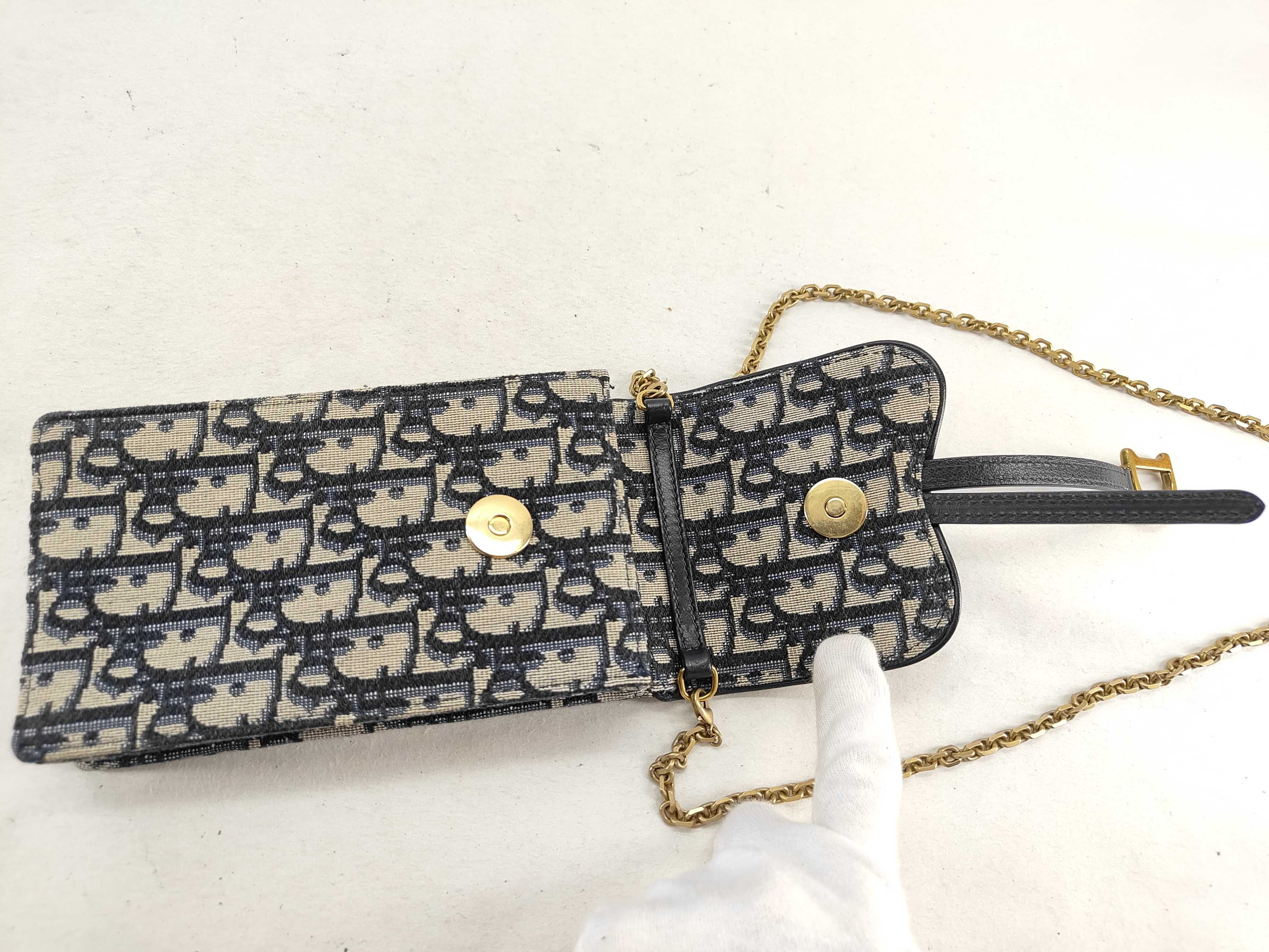 Trotter Dior Oblique Smartphone Pouch Shoulder Bag — view 6
