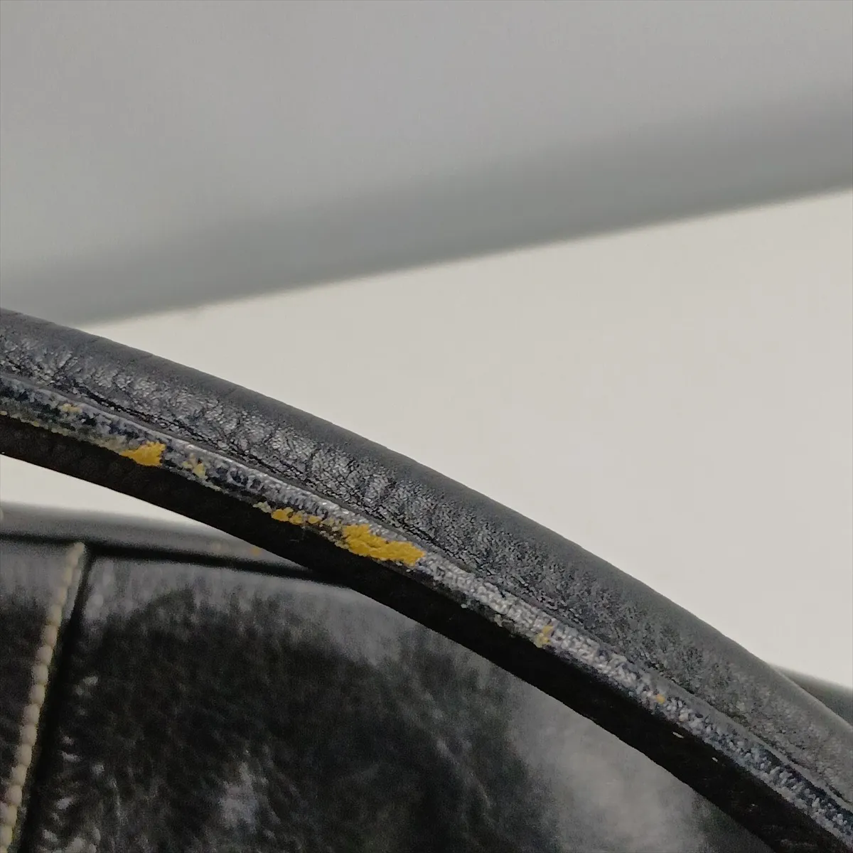 Leather Handbag, Black — view 12