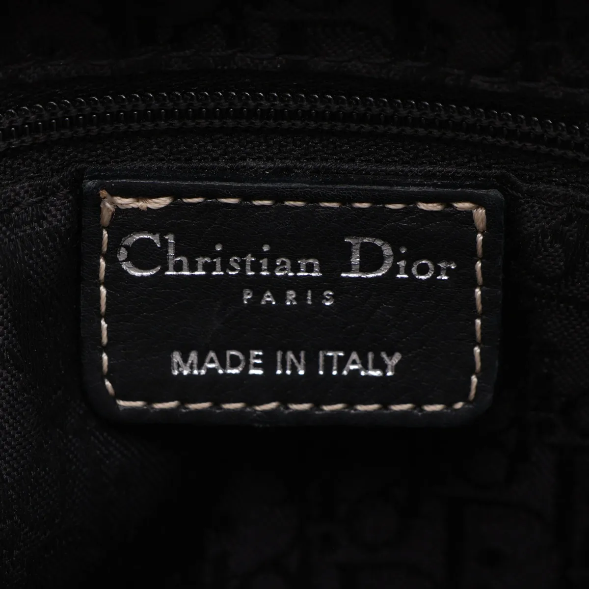 Leather Handbag, Black — view 9