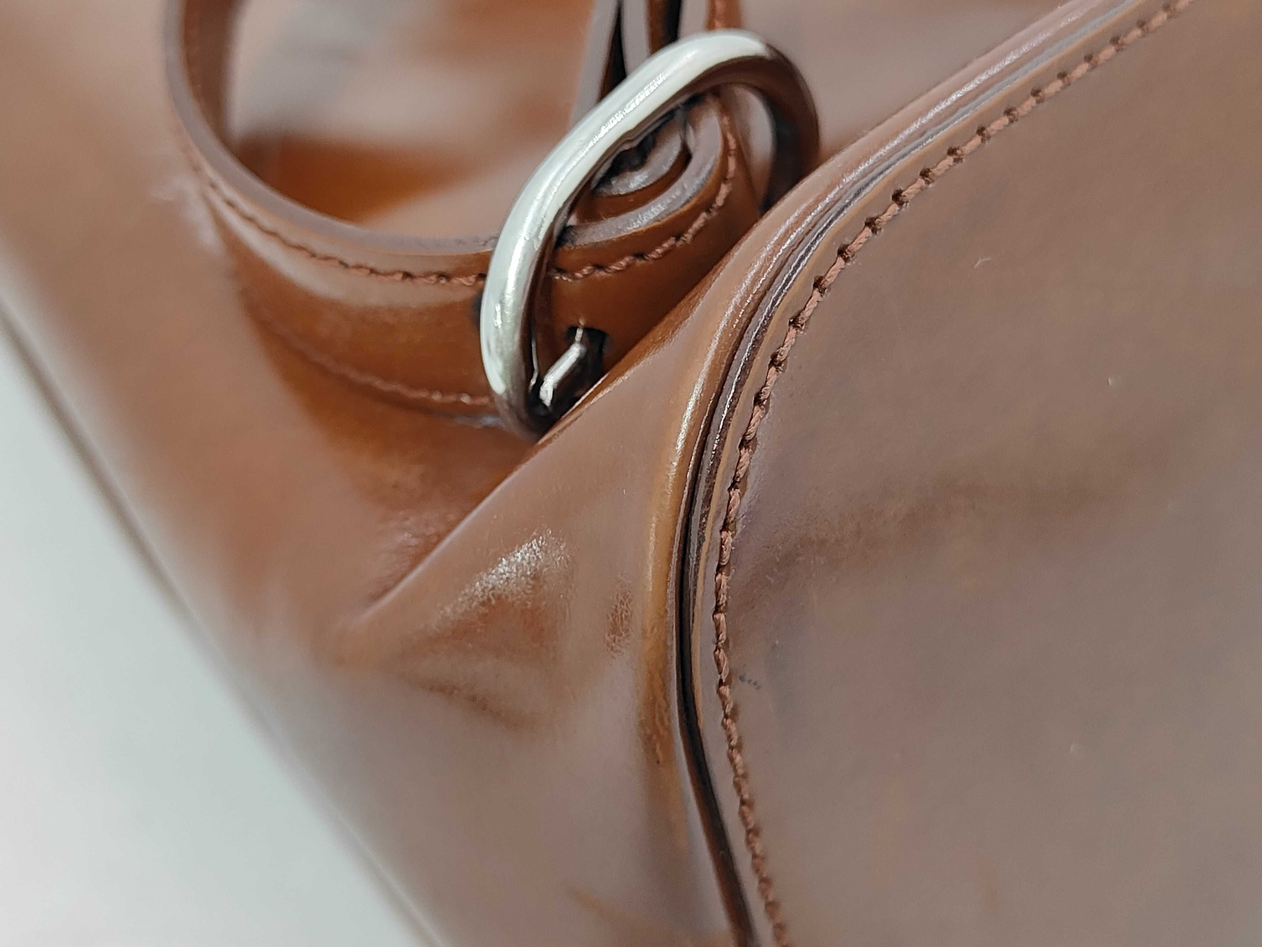 Panthère One-Shoulder Leather Brown Shoulder Bag — view 3