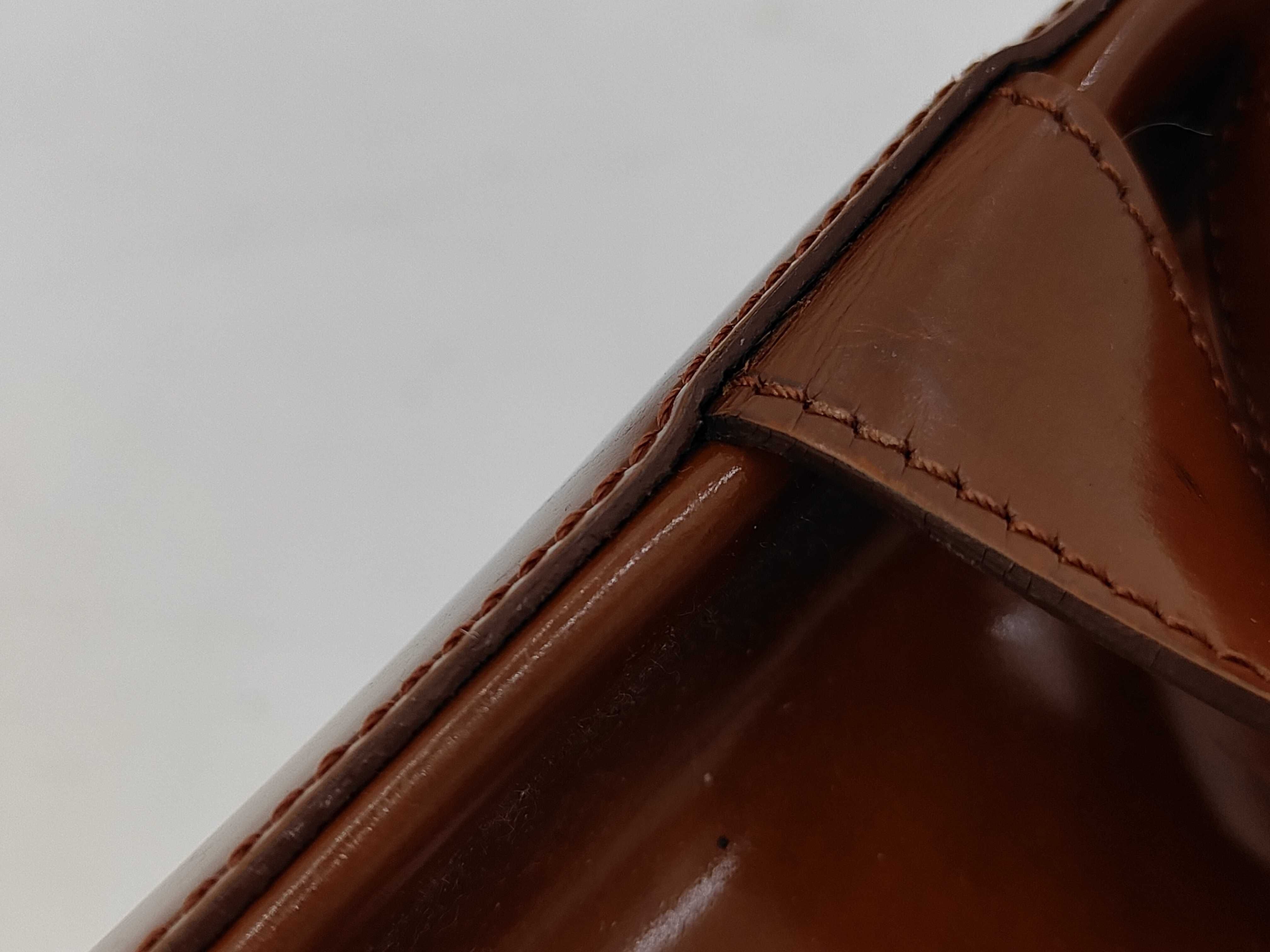 Panthère One-Shoulder Leather Brown Shoulder Bag — view 5