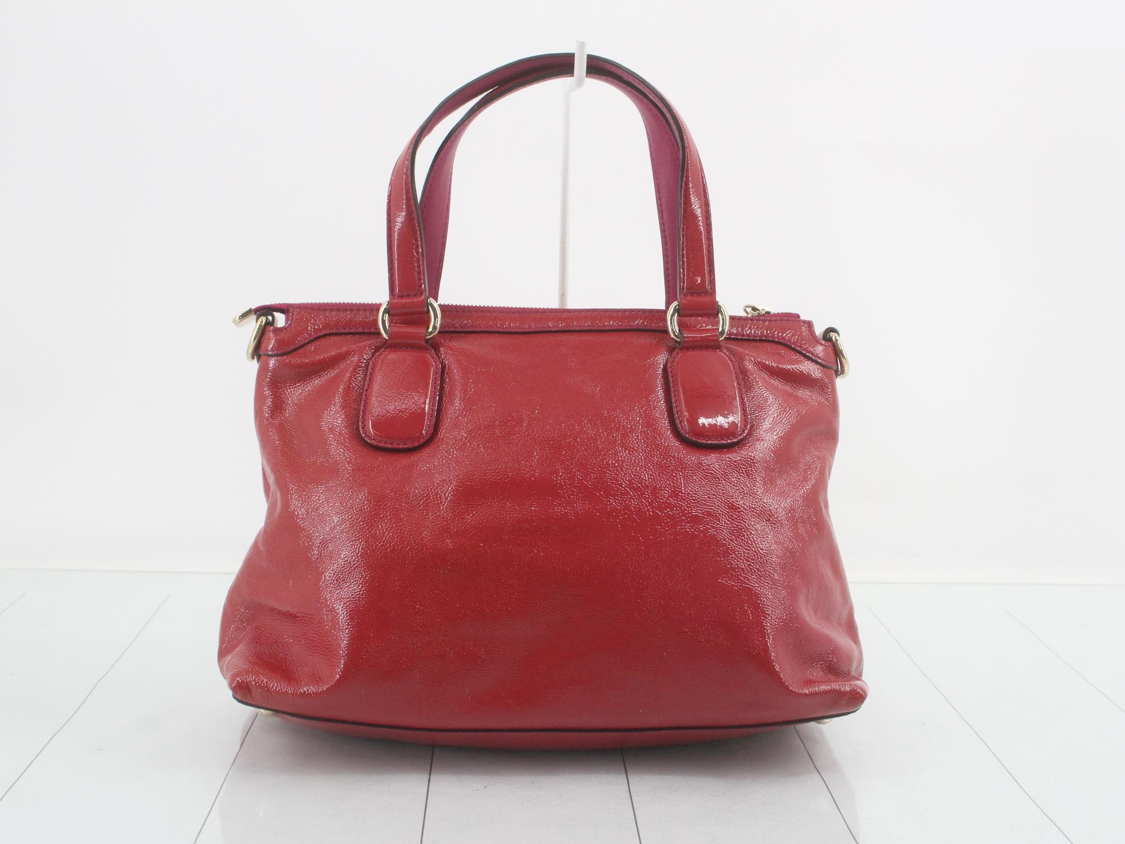 Patent leather Soho Interlocking G 2WAY — view 2