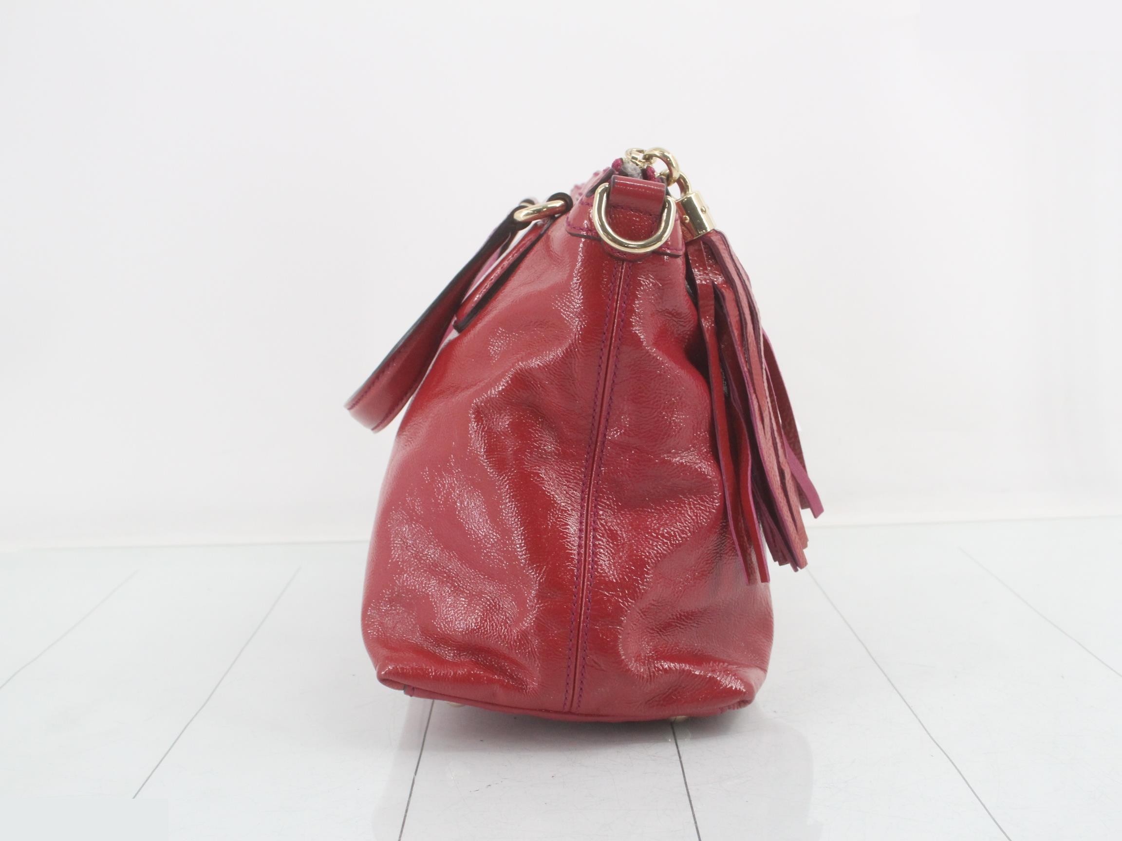 Patent leather Soho Interlocking G 2WAY — view 4