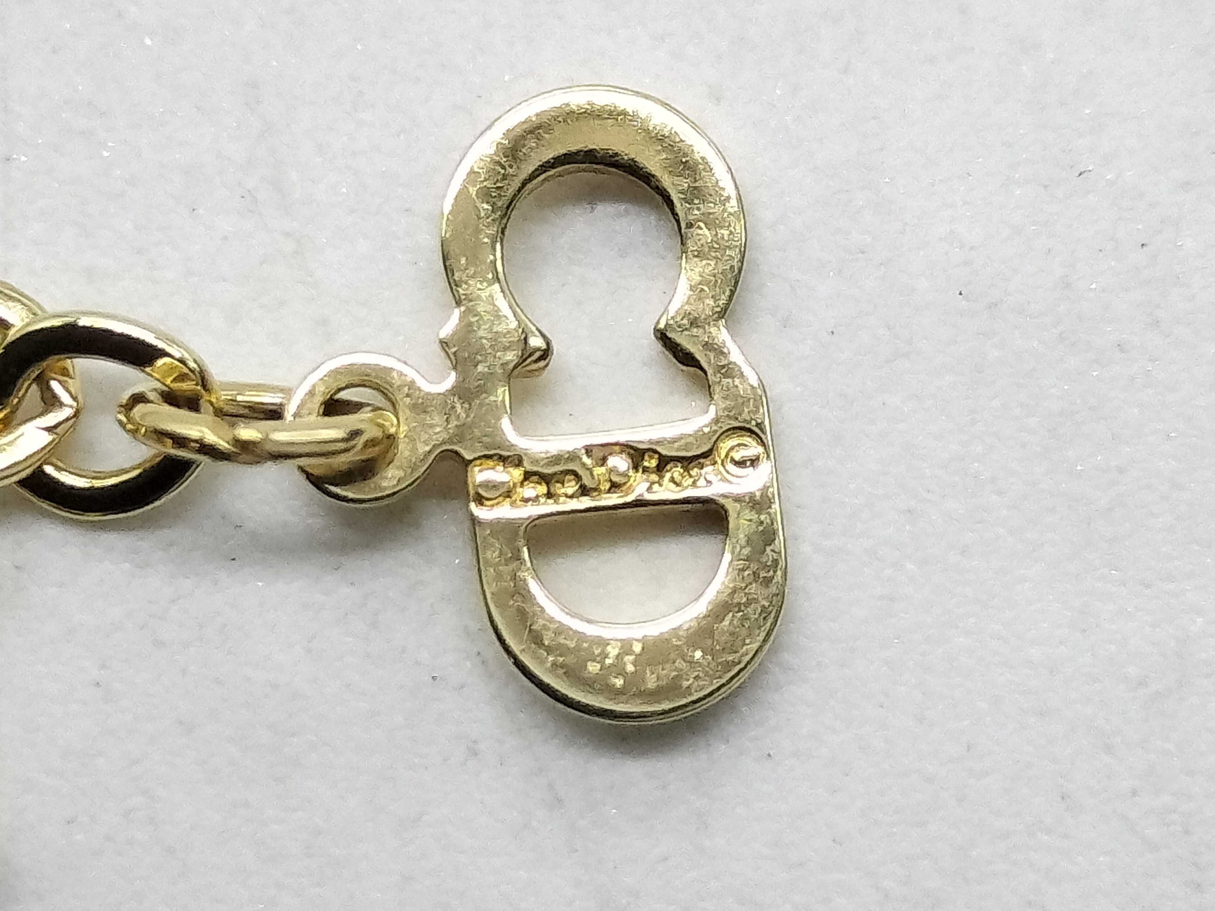 CD Logo Gold Necklace — view 6
