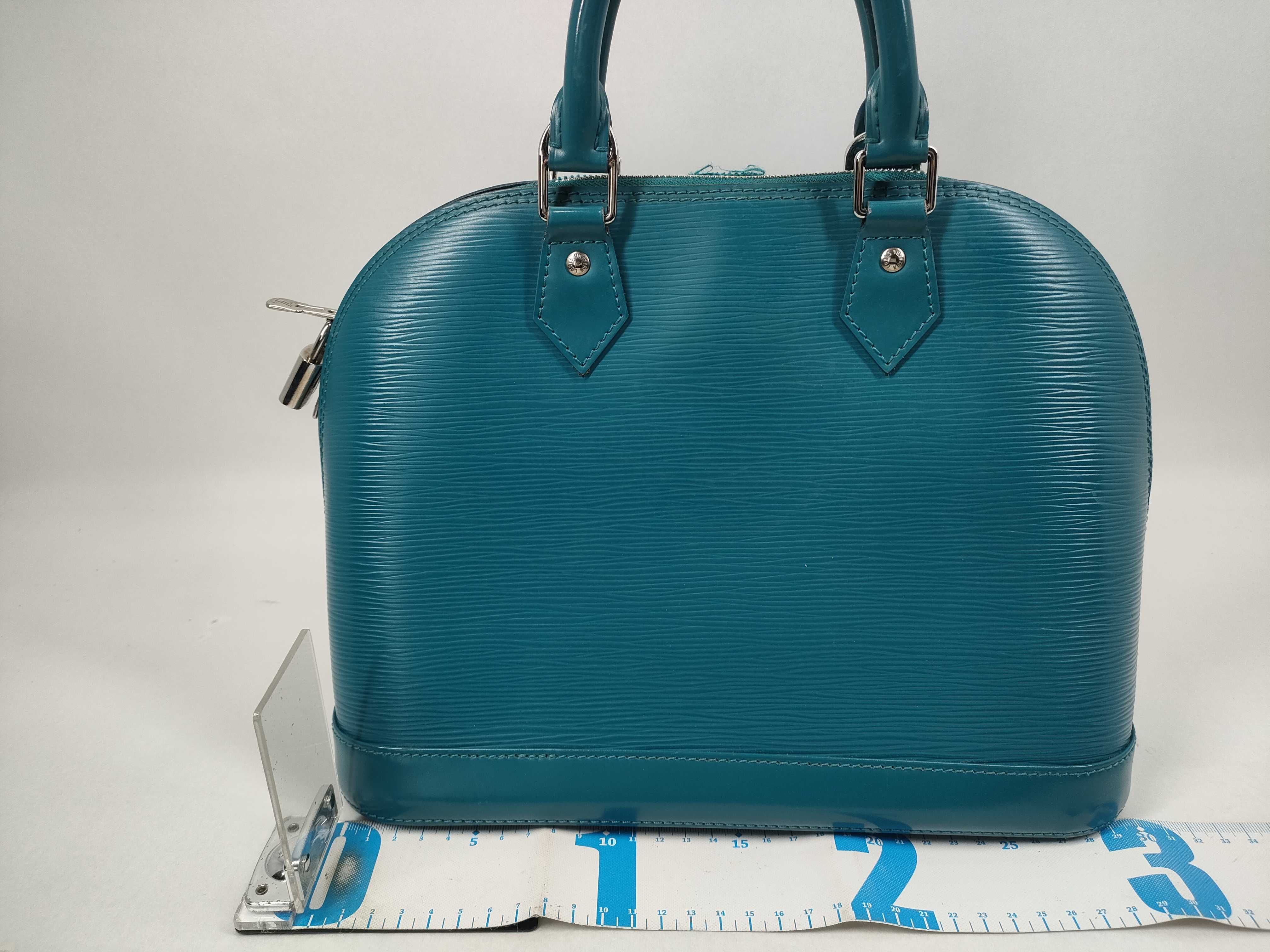 Alma PM M40624 Handbag (Blue Epi Leather) — view 2