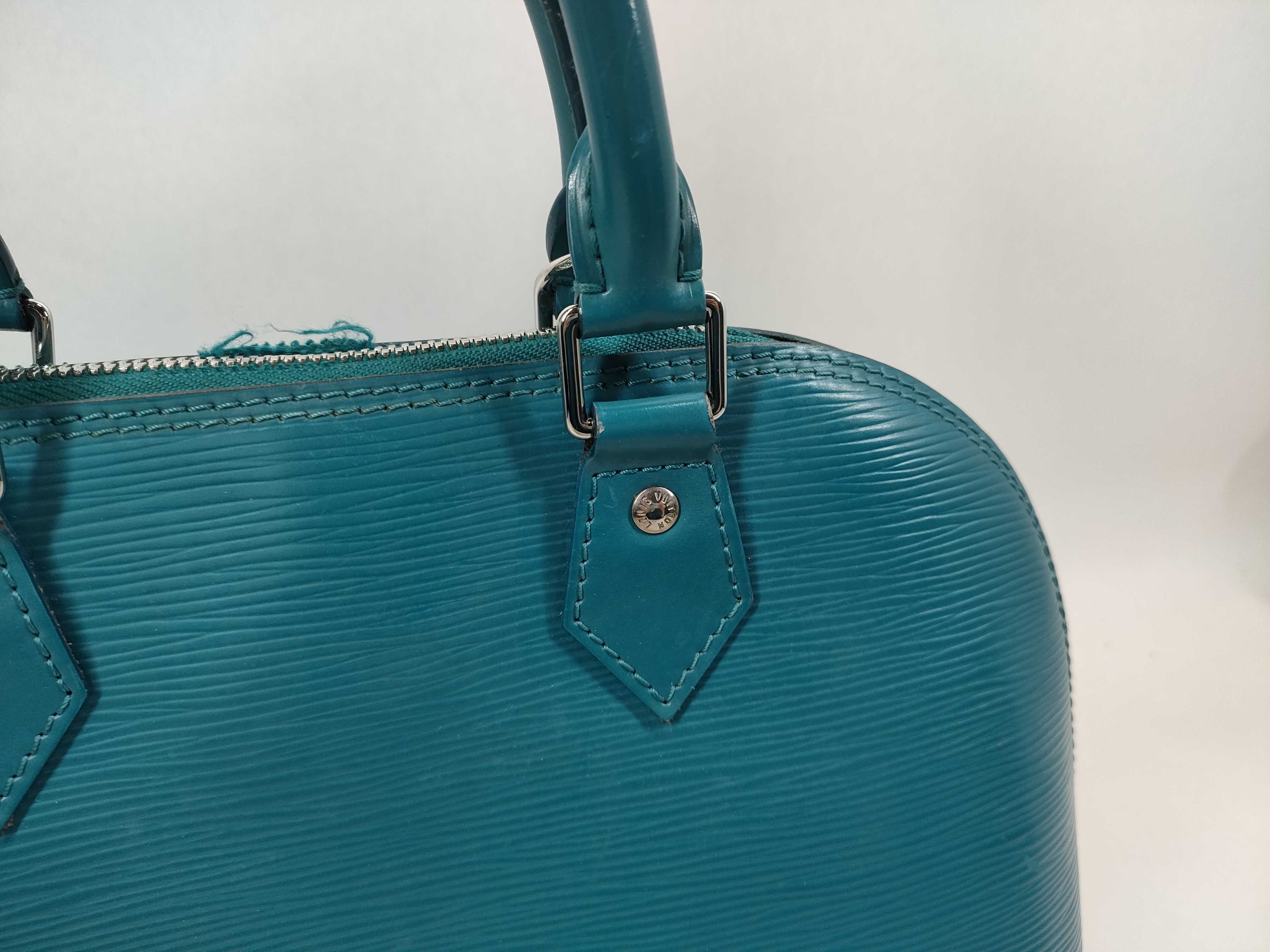 Alma PM M40624 Handbag (Blue Epi Leather) — view 3