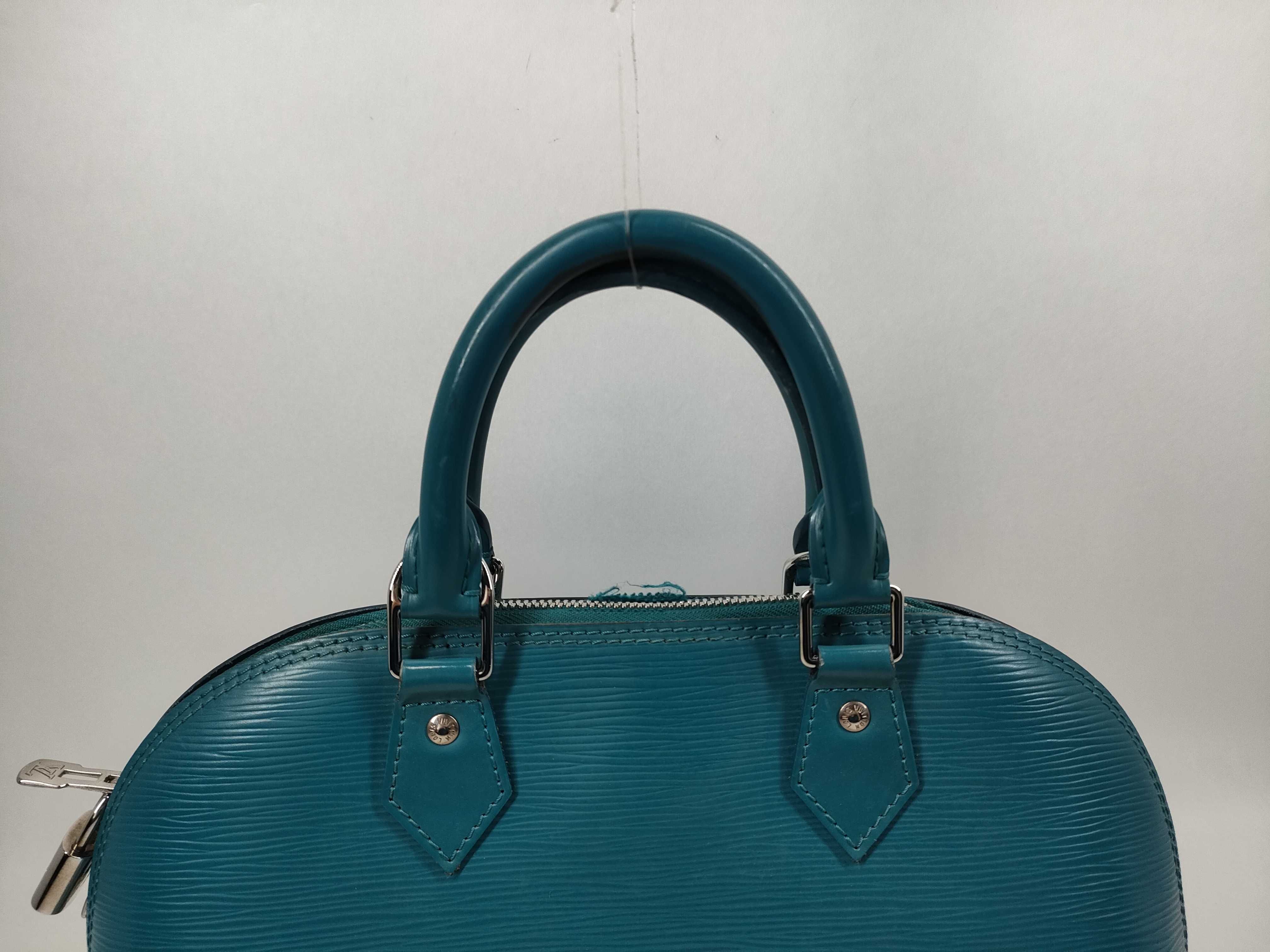 Alma PM M40624 Handbag (Blue Epi Leather) — view 4