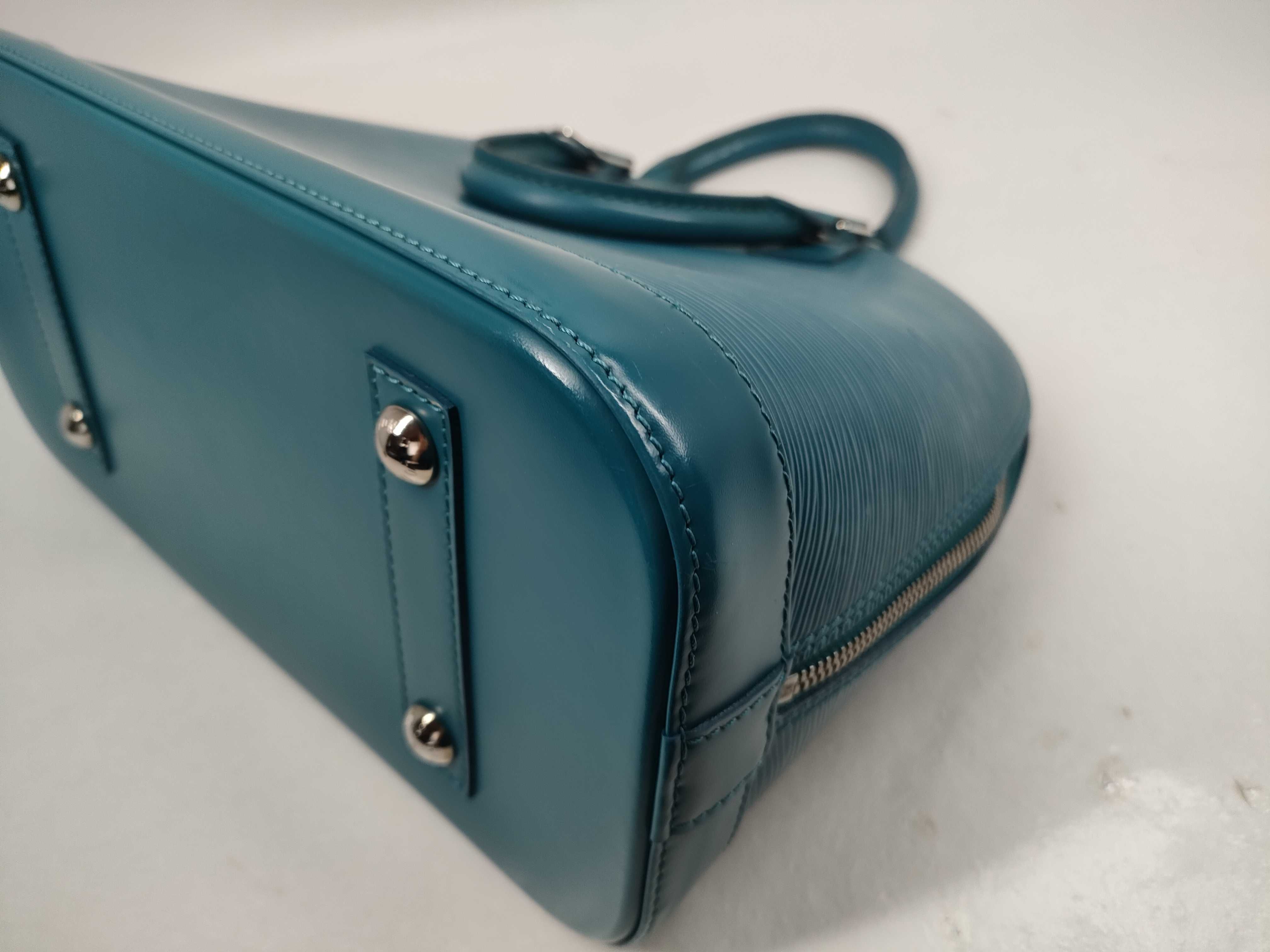 Alma PM M40624 Handbag (Blue Epi Leather) — view 9