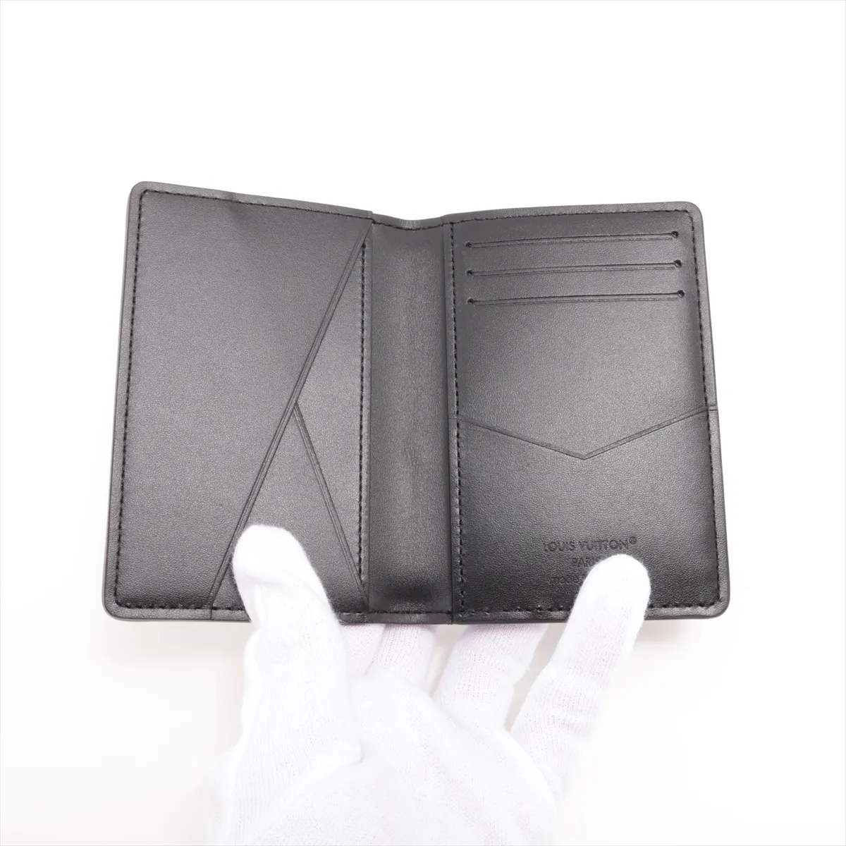 Monogram Midnight Organizer de Poche M26775 Black Card Case RFID Reactive — view 3