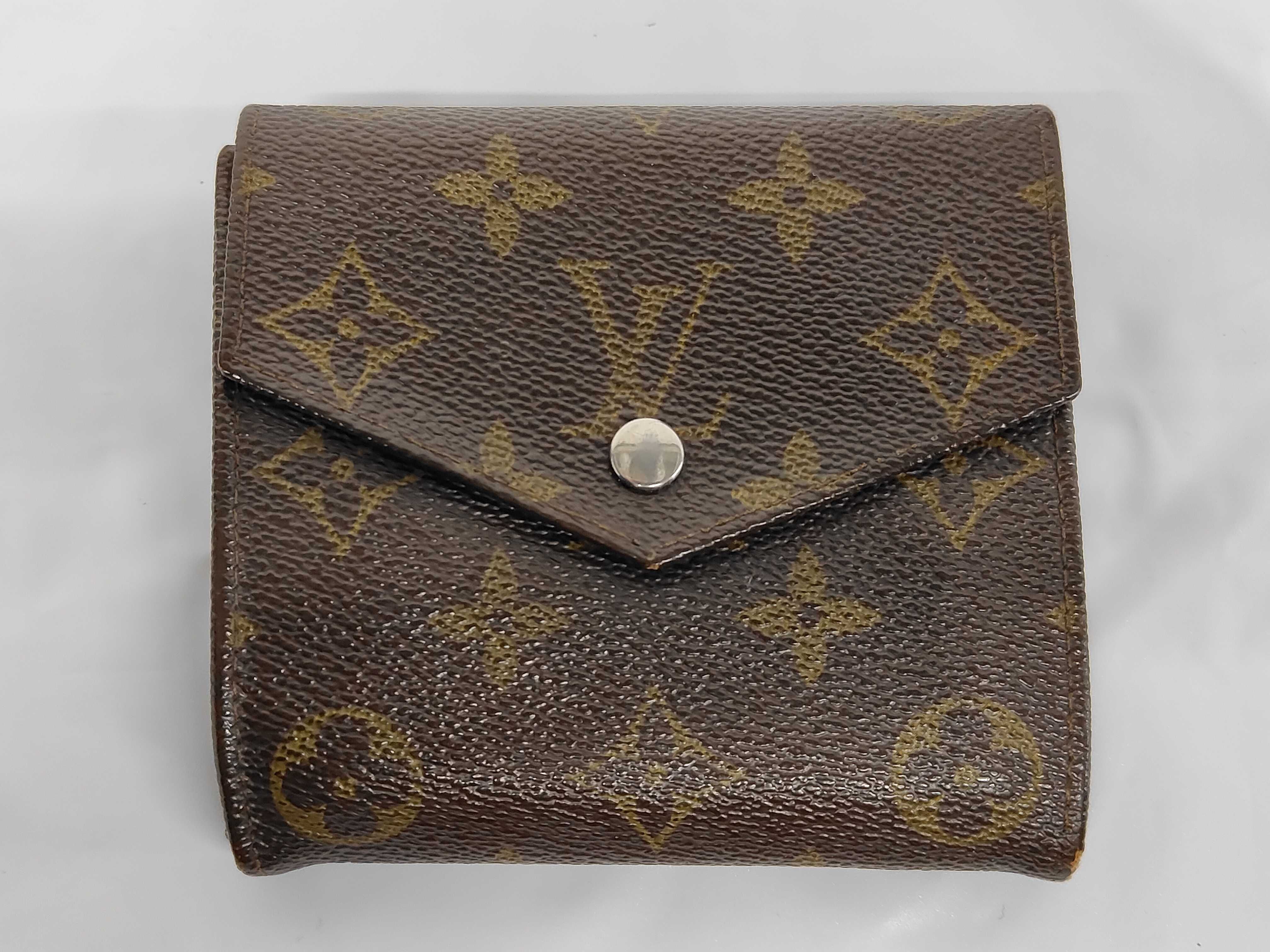 Monogram Portemonnaie Billet Carte Credit Double Snap Wallet