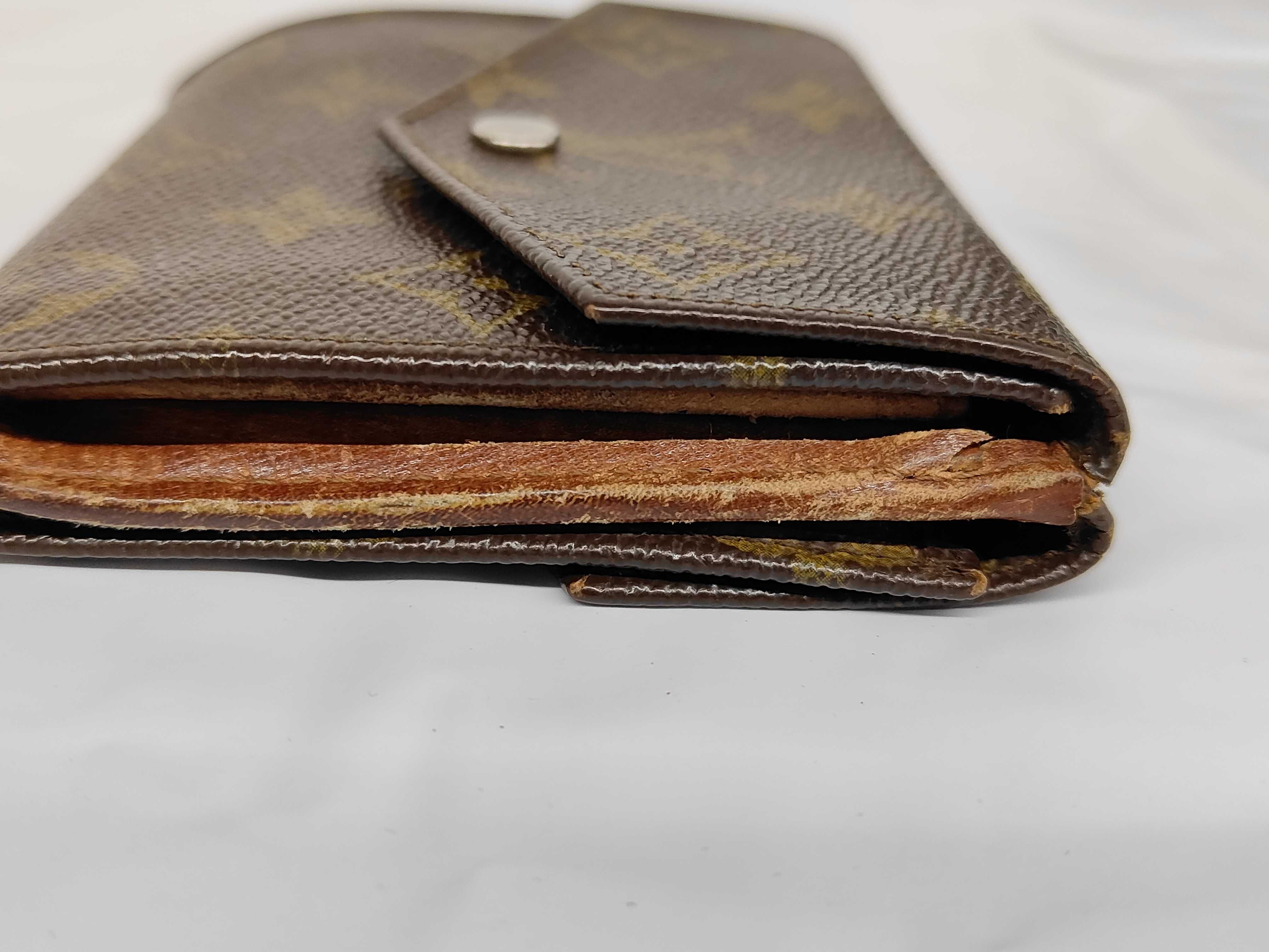 Monogram Portemonnaie Billet Carte Credit Double Snap Wallet — view 8