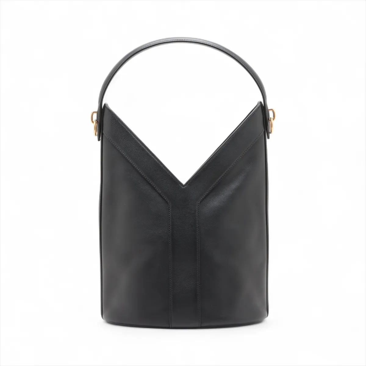 Bucket Bag, Leather, 2-Way Shoulder Bag, Black, 840891 — view 2
