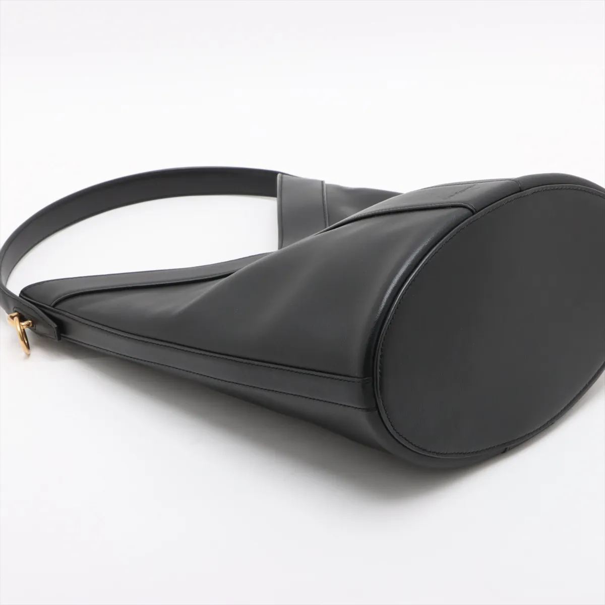 Bucket Bag, Leather, 2-Way Shoulder Bag, Black, 840891 — view 4