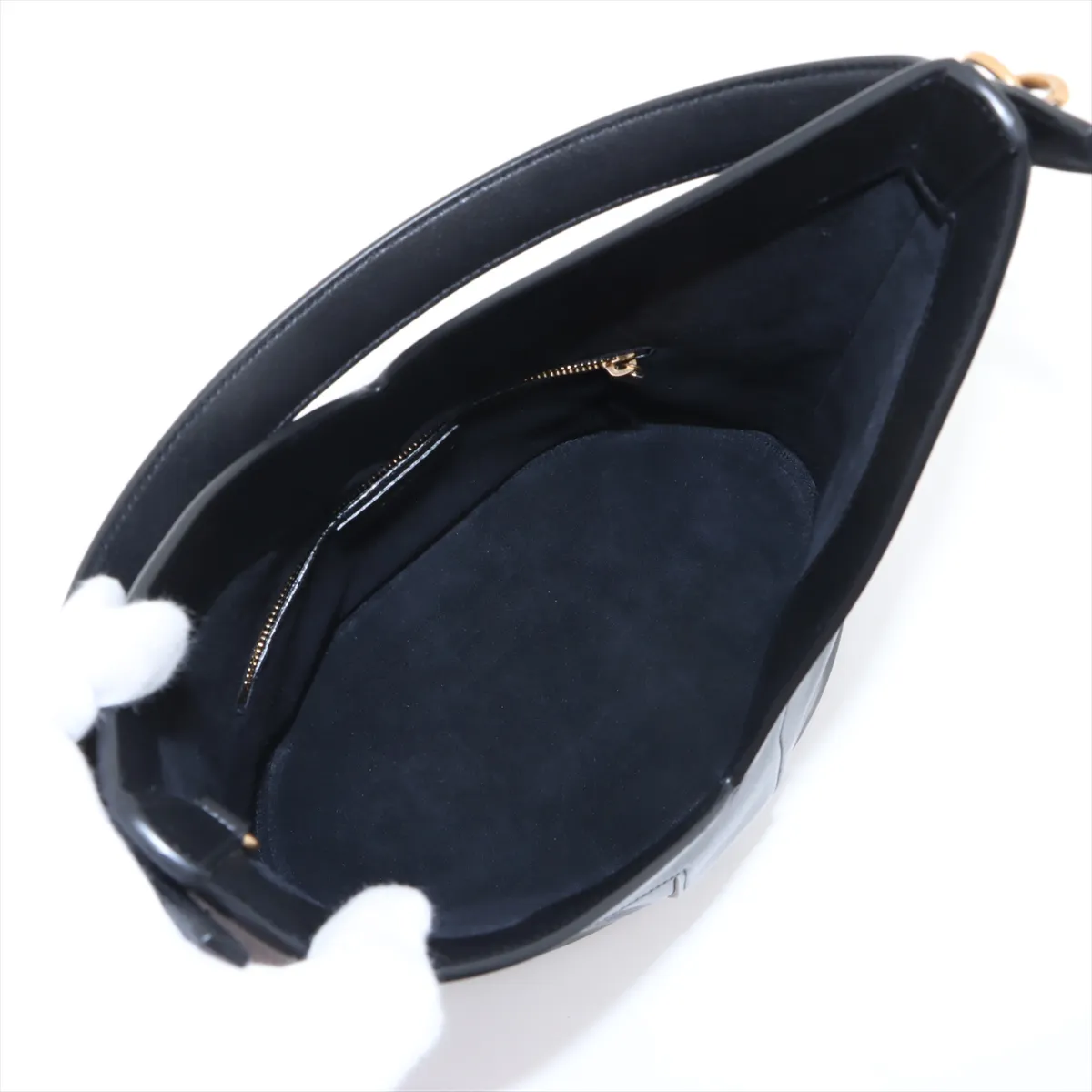 Bucket Bag, Leather, 2-Way Shoulder Bag, Black, 840891 — view 8