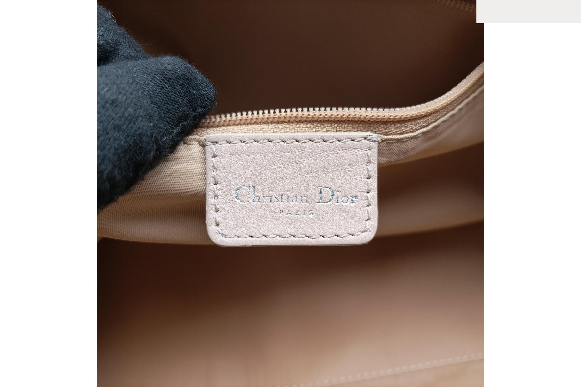 Romantic Trotter PVC Coated Canvas x Velour Beige x Pink — view 7