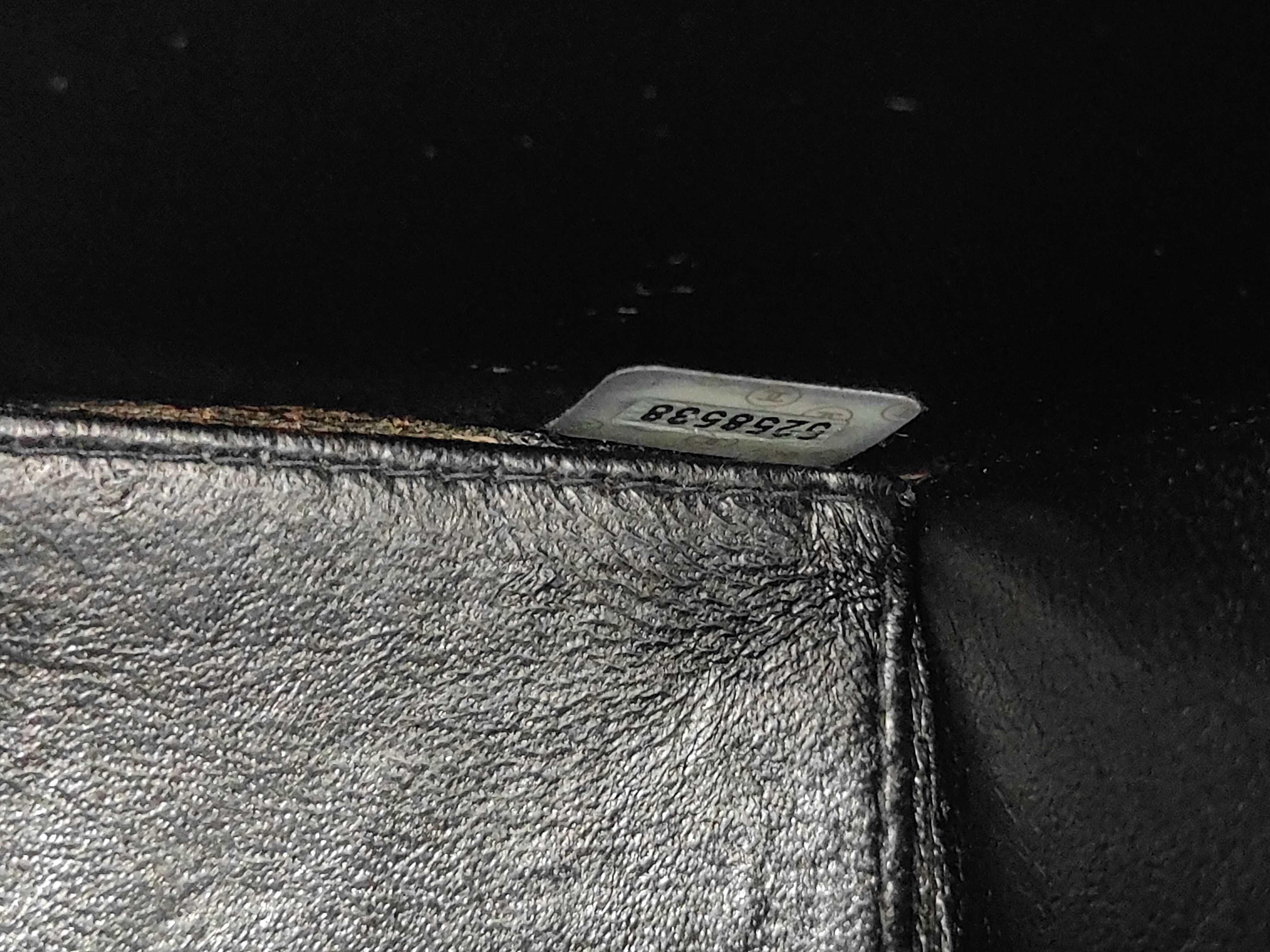 Matelassé Caviar Skin Shoulder Bag with Silver Hardware — view 12