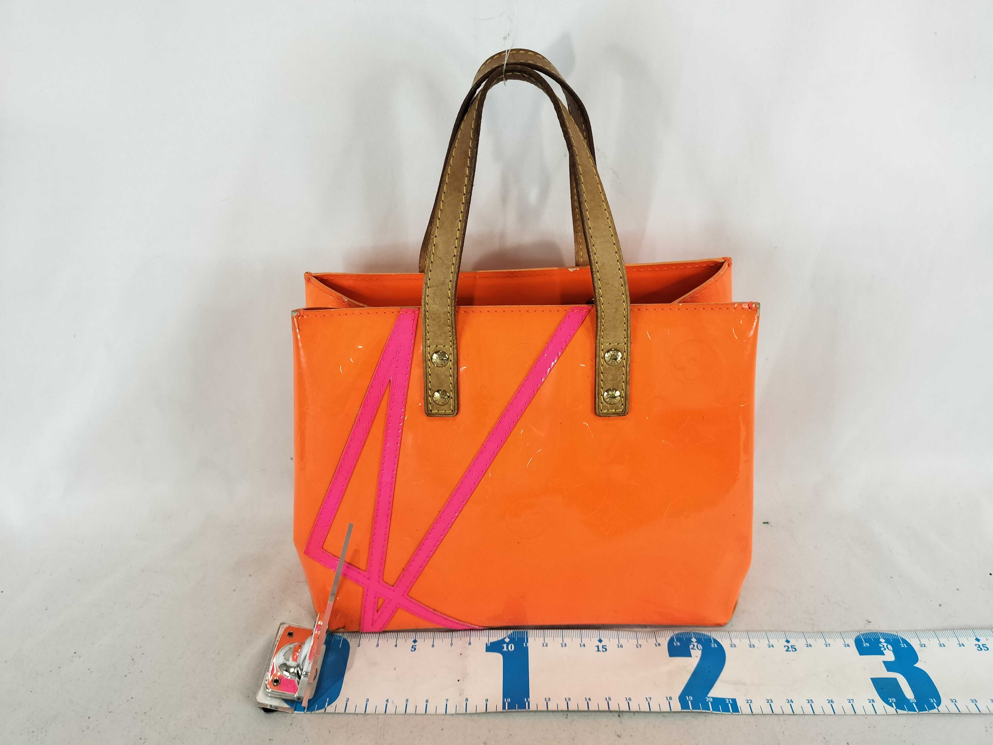 Vernis LV Fluorescent Lead PM Handbag — view 2