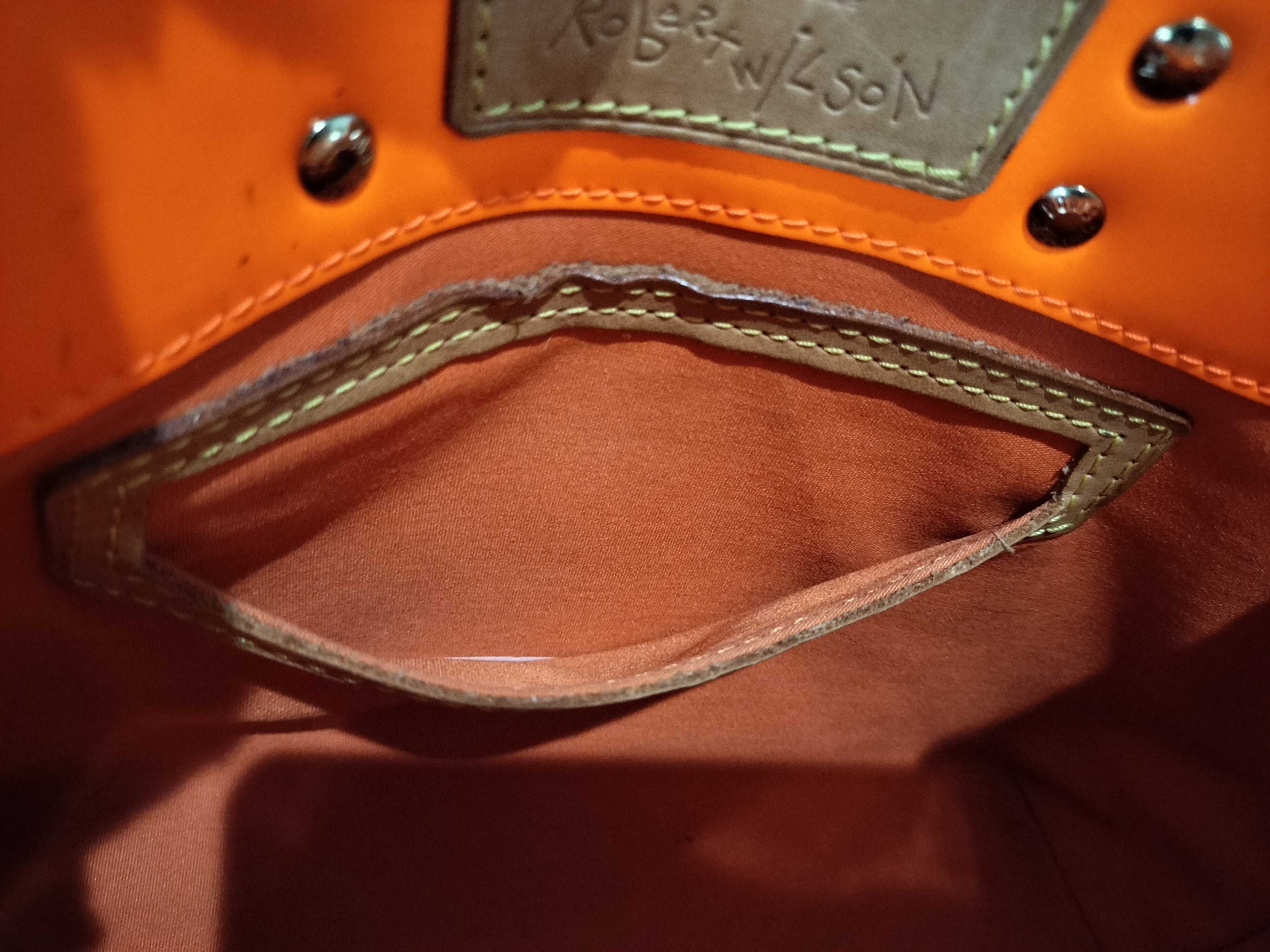 Vernis LV Fluorescent Lead PM Handbag — view 9
