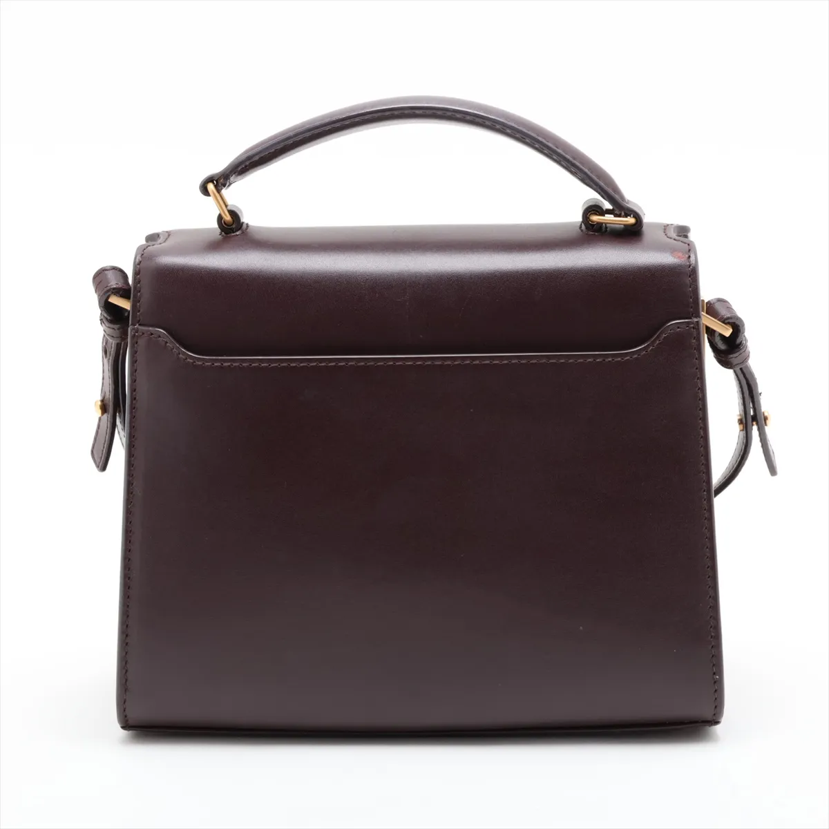 Cassandra 623930 Leather 2-Way Handbag, Bordeaux — view 2