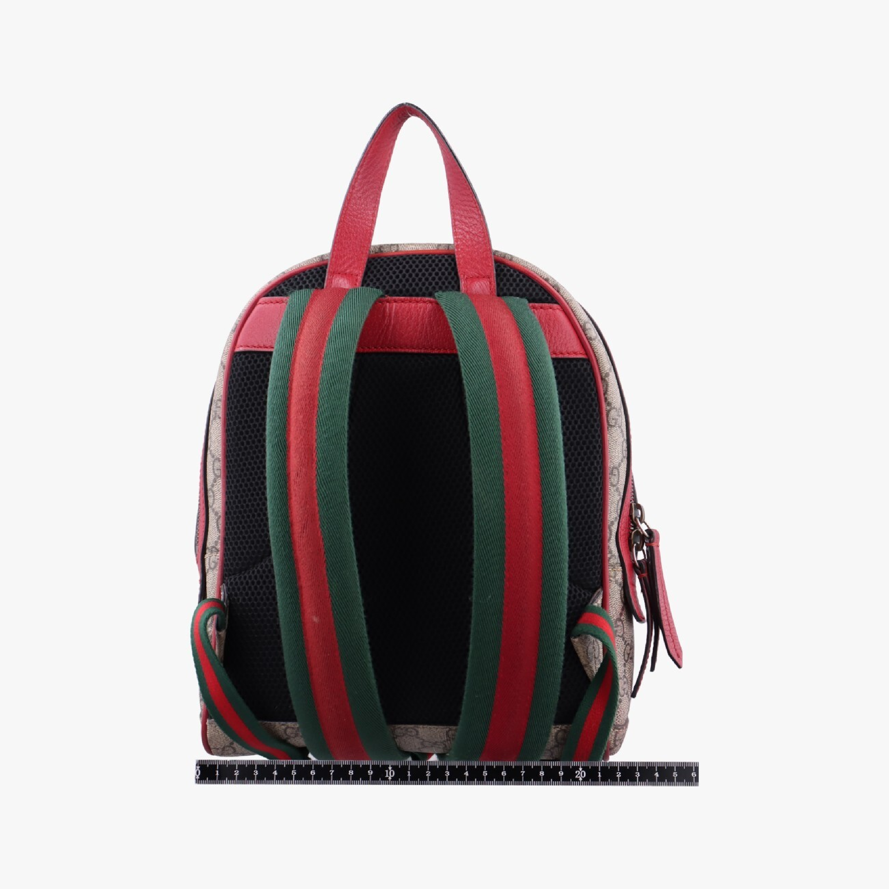 GG Supreme Bosco Dog Print Backpack, Beige x Multicolor, PVC Coated Canvas x Leather, 495621 D023273016 — view 2