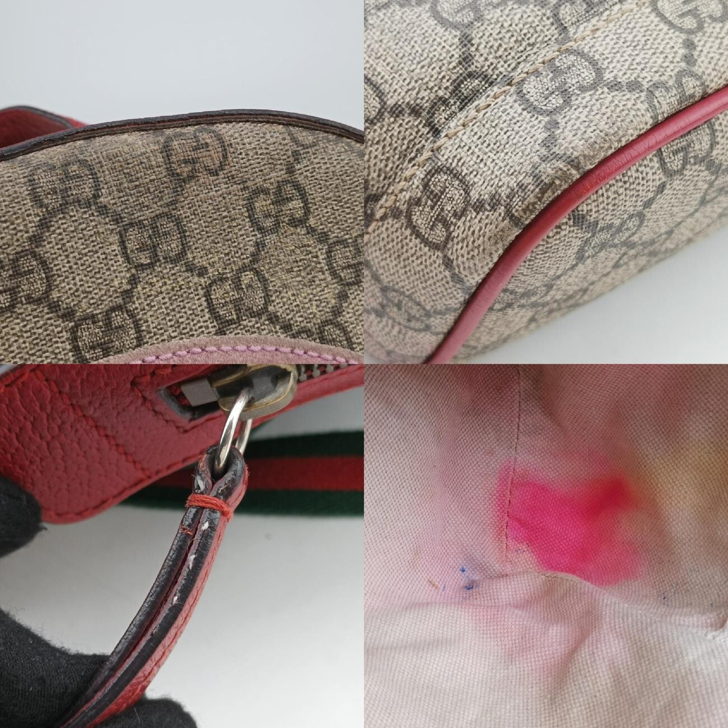 GG Supreme Bosco Dog Print Backpack, Beige x Multicolor, PVC Coated Canvas x Leather, 495621 D023273016 — view 9