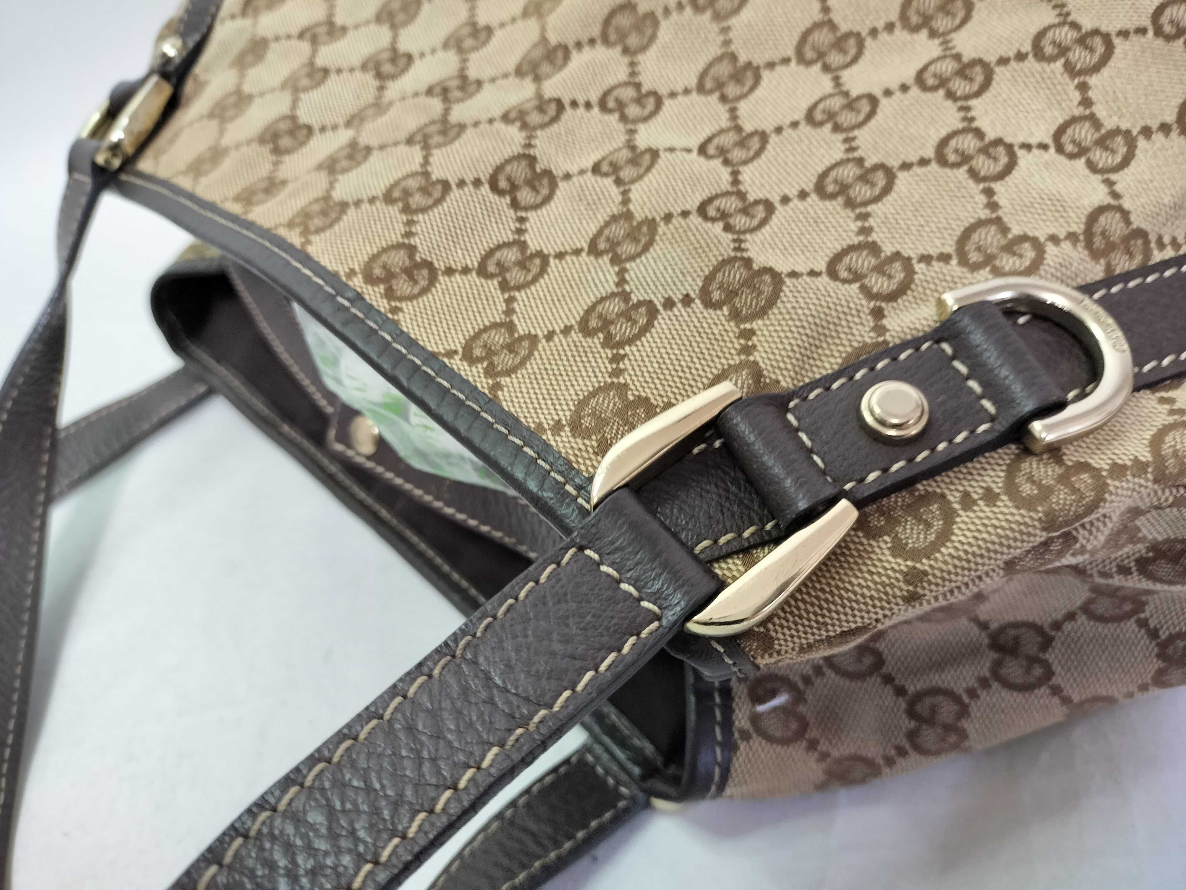 GG Canvas Abbey Handbag (Brown) — view 7