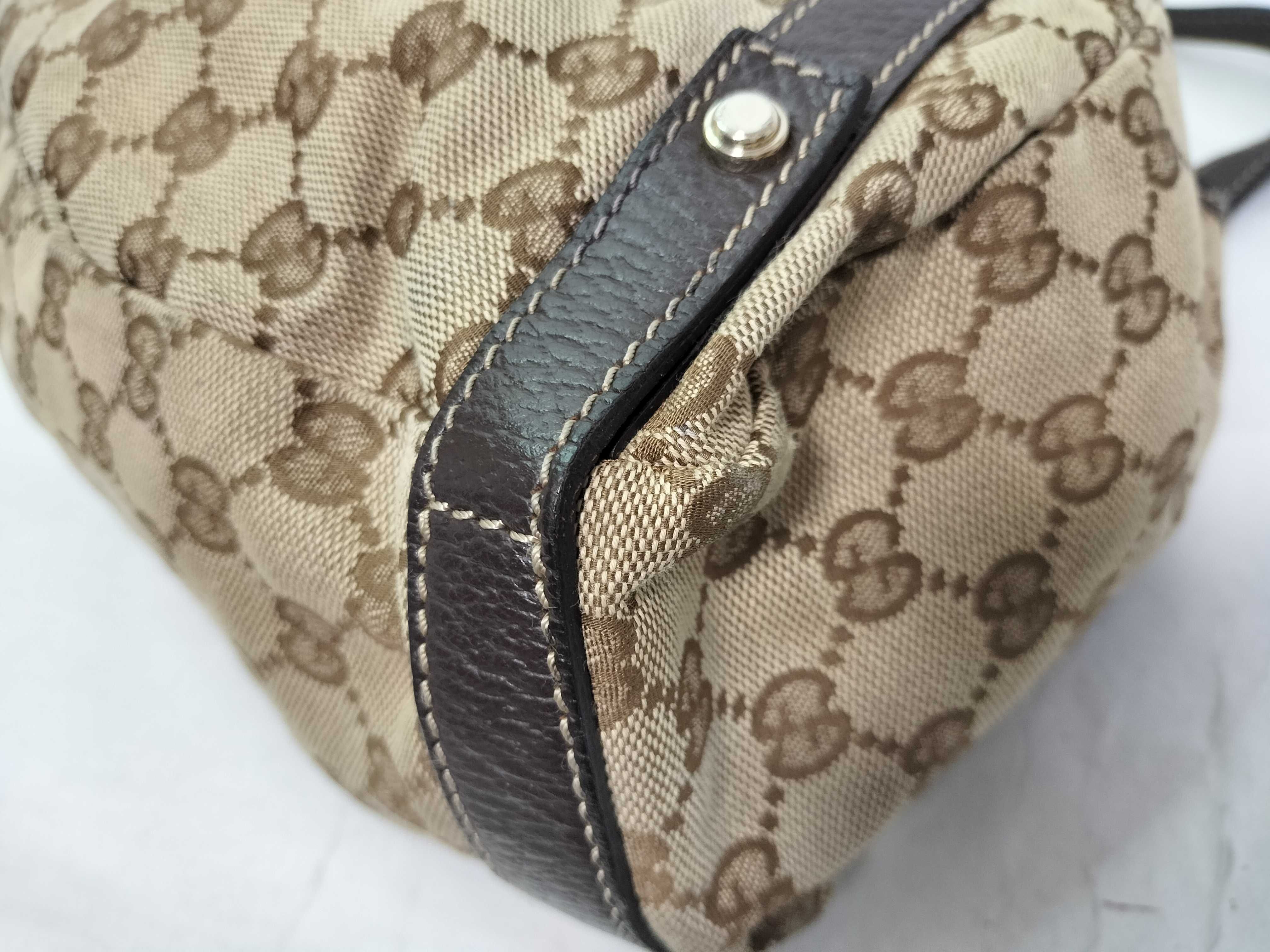 GG Canvas Abbey Handbag (Brown) — view 10
