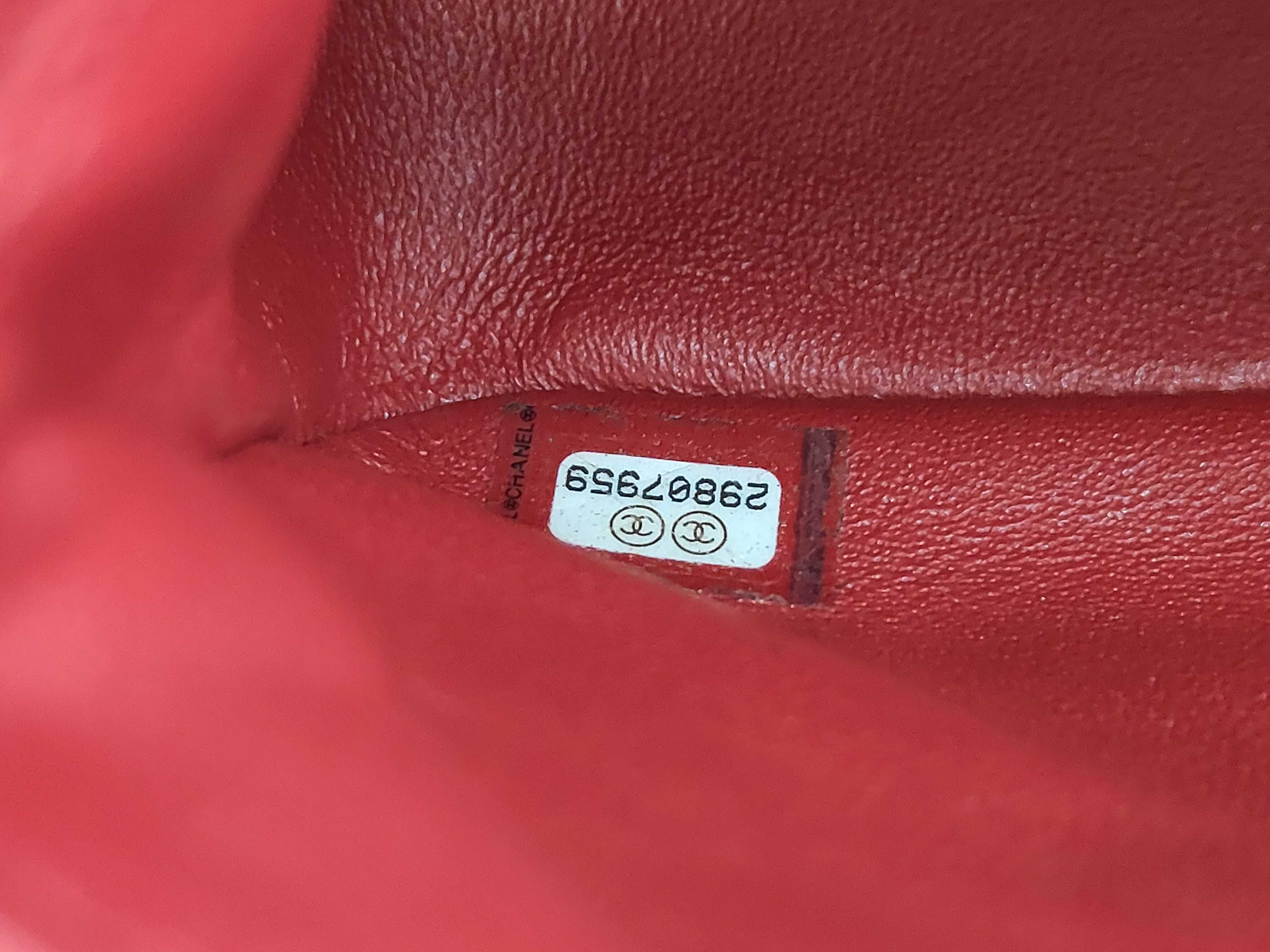 Coco Mark Matelassé Chain Shoulder Bag AS0321 Lambskin Red Gold Hardware Shoulder Bag — view 11