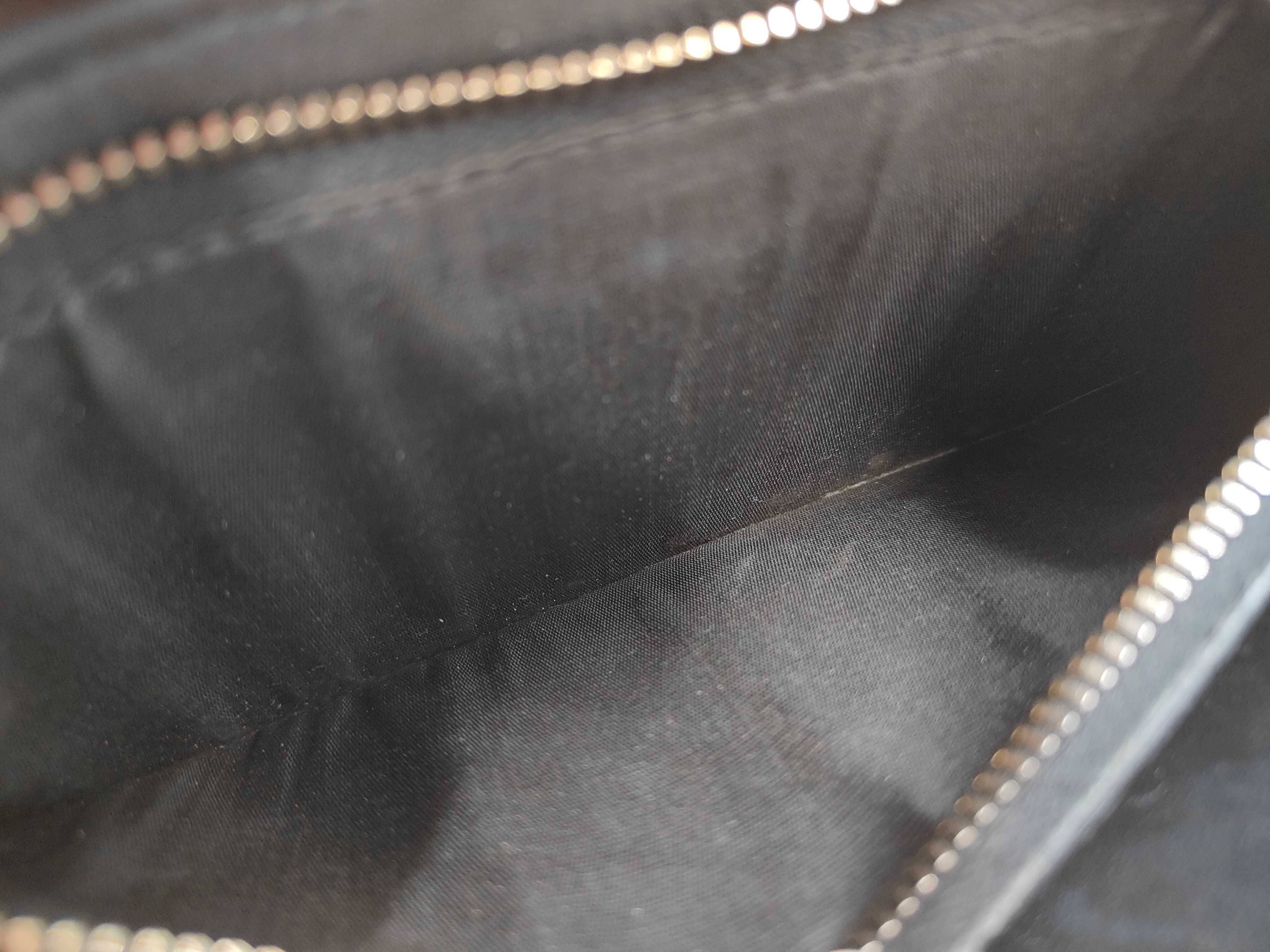 Rockstud Black Leather Chain Shoulder Bag (Includes Box and Dust Bag) — view 13