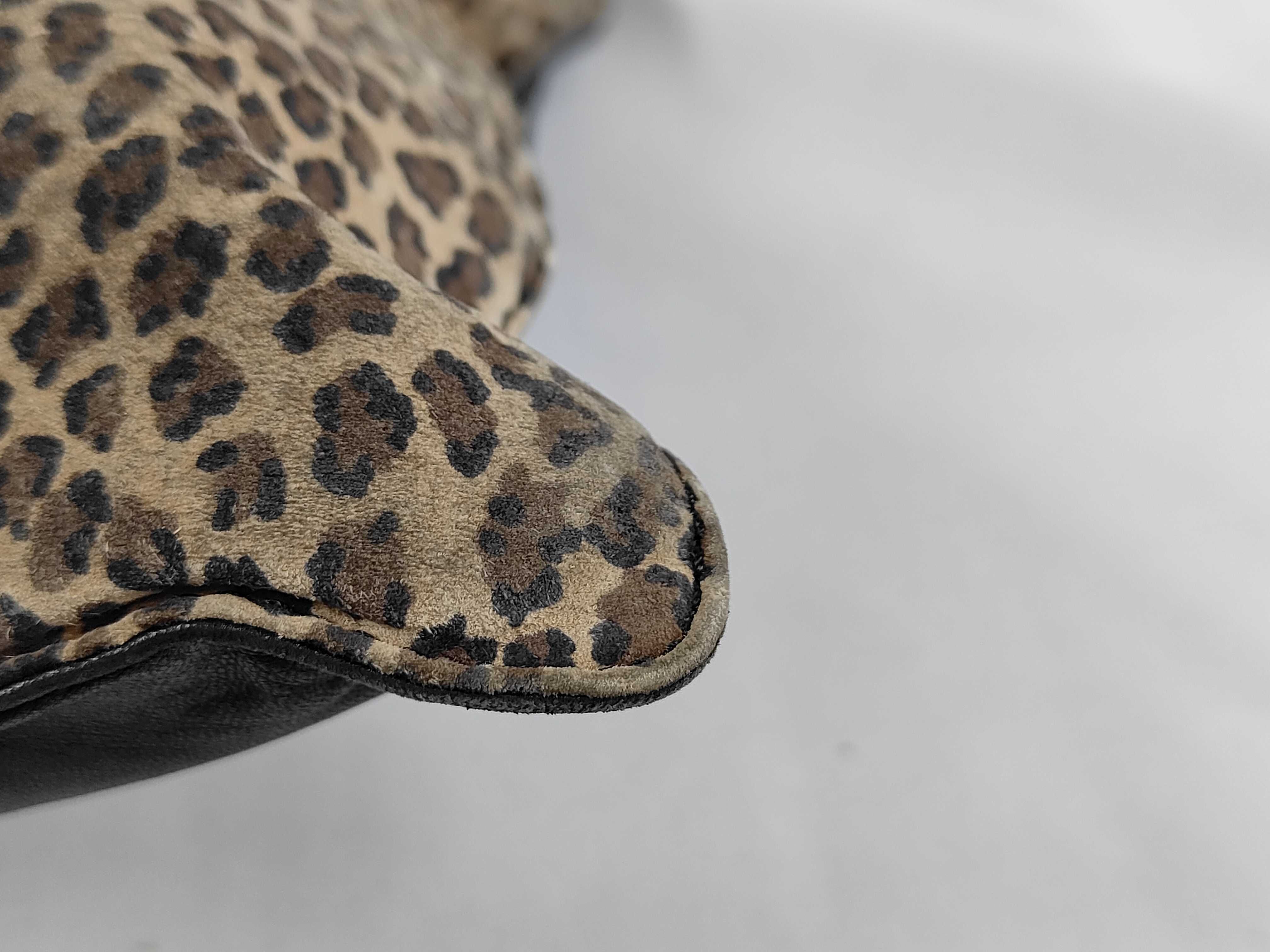 Leopard Print Handbag Anagram Handbag — view 6