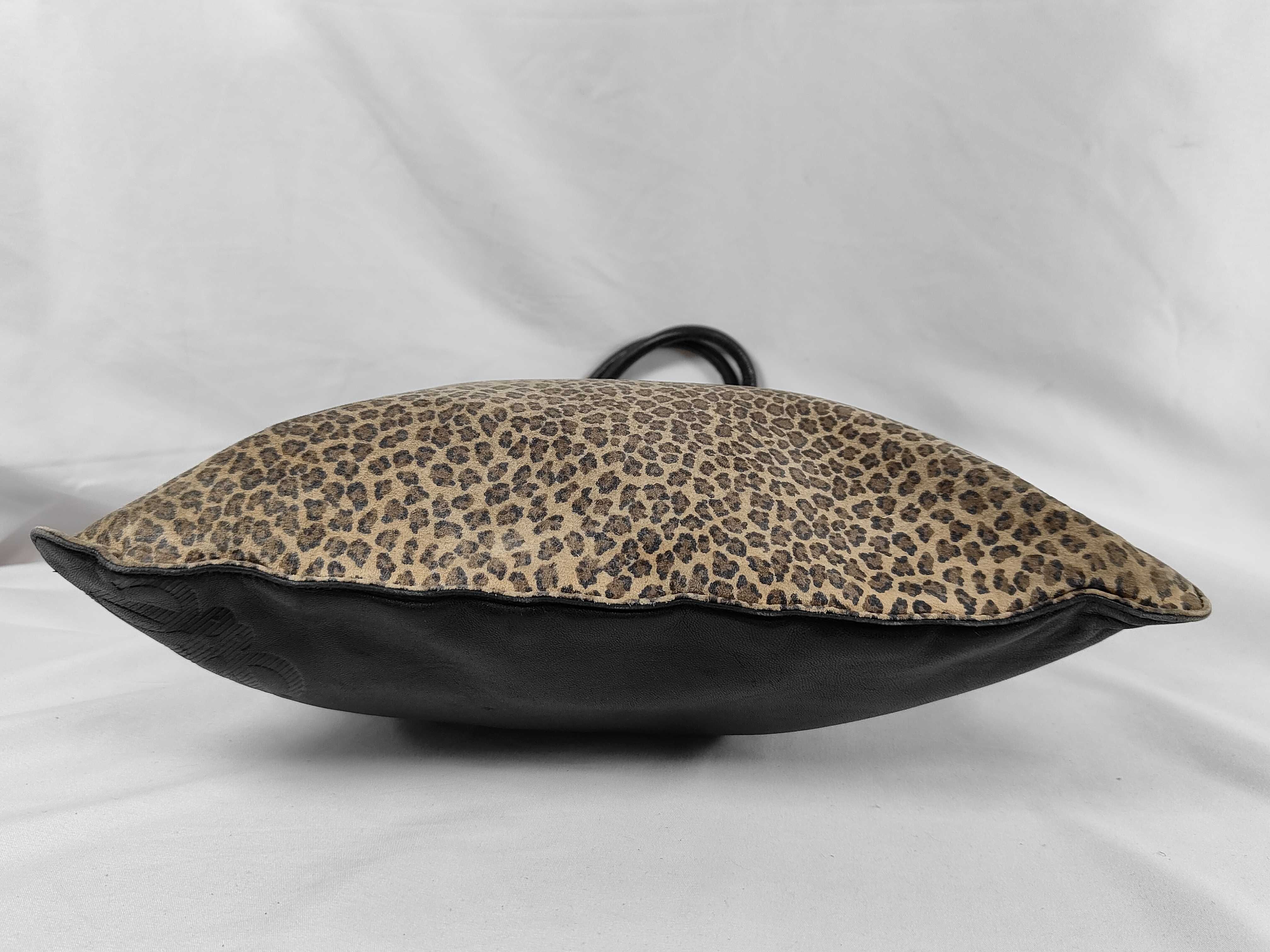 Leopard Print Handbag Anagram Handbag — view 7