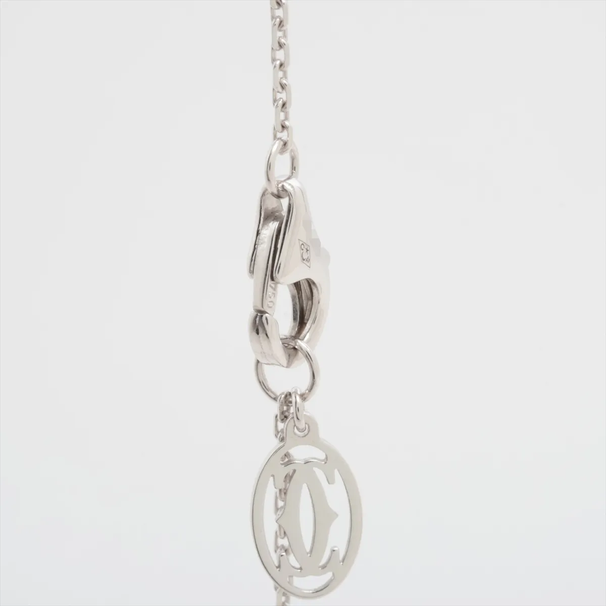 Damour XS Diamond Necklace, 750 (WG), 2.3g, OGK550 — view 3