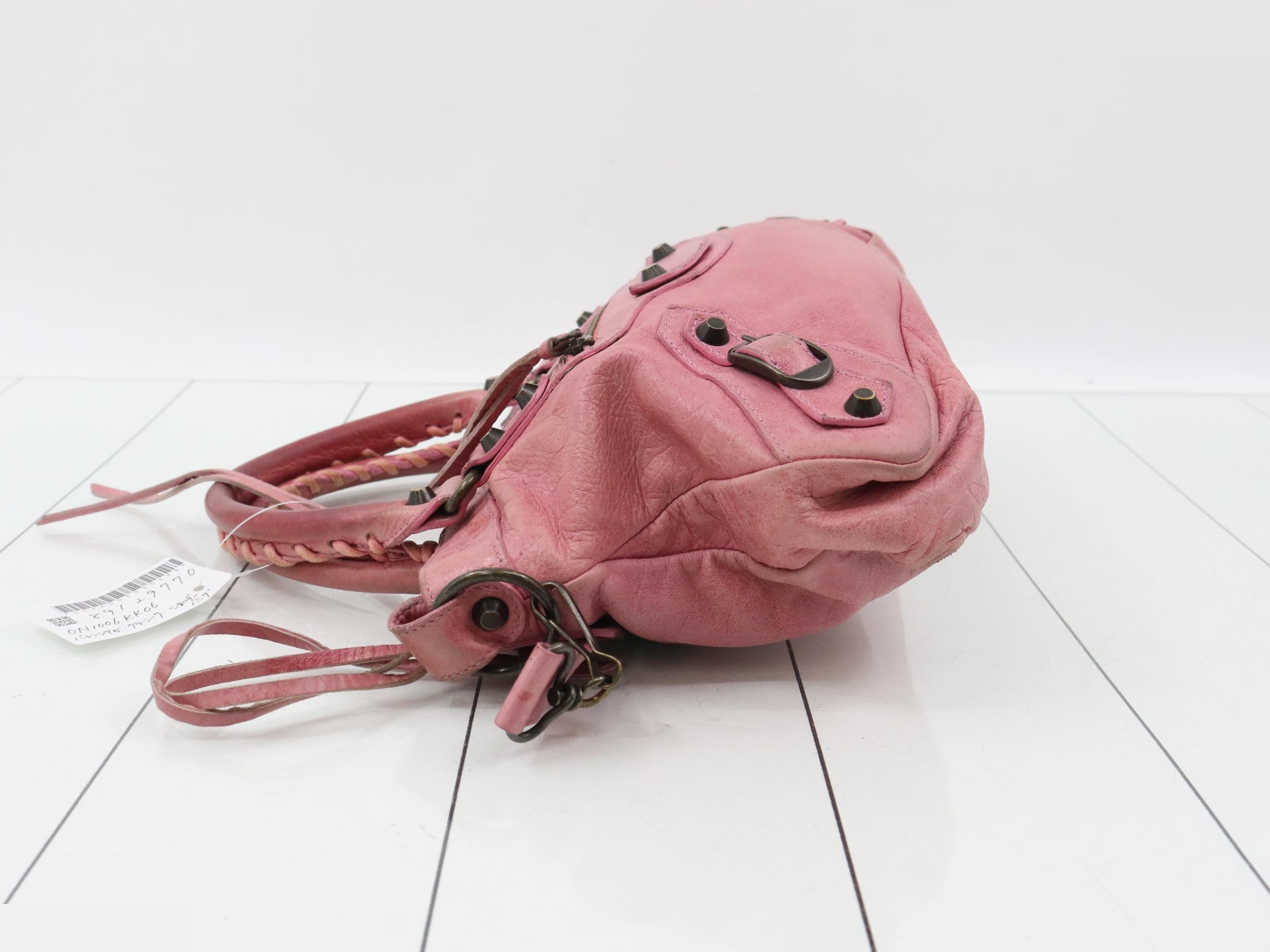Classic Shoulder Bag / Handbag / 2-Way Style / Pink — view 4