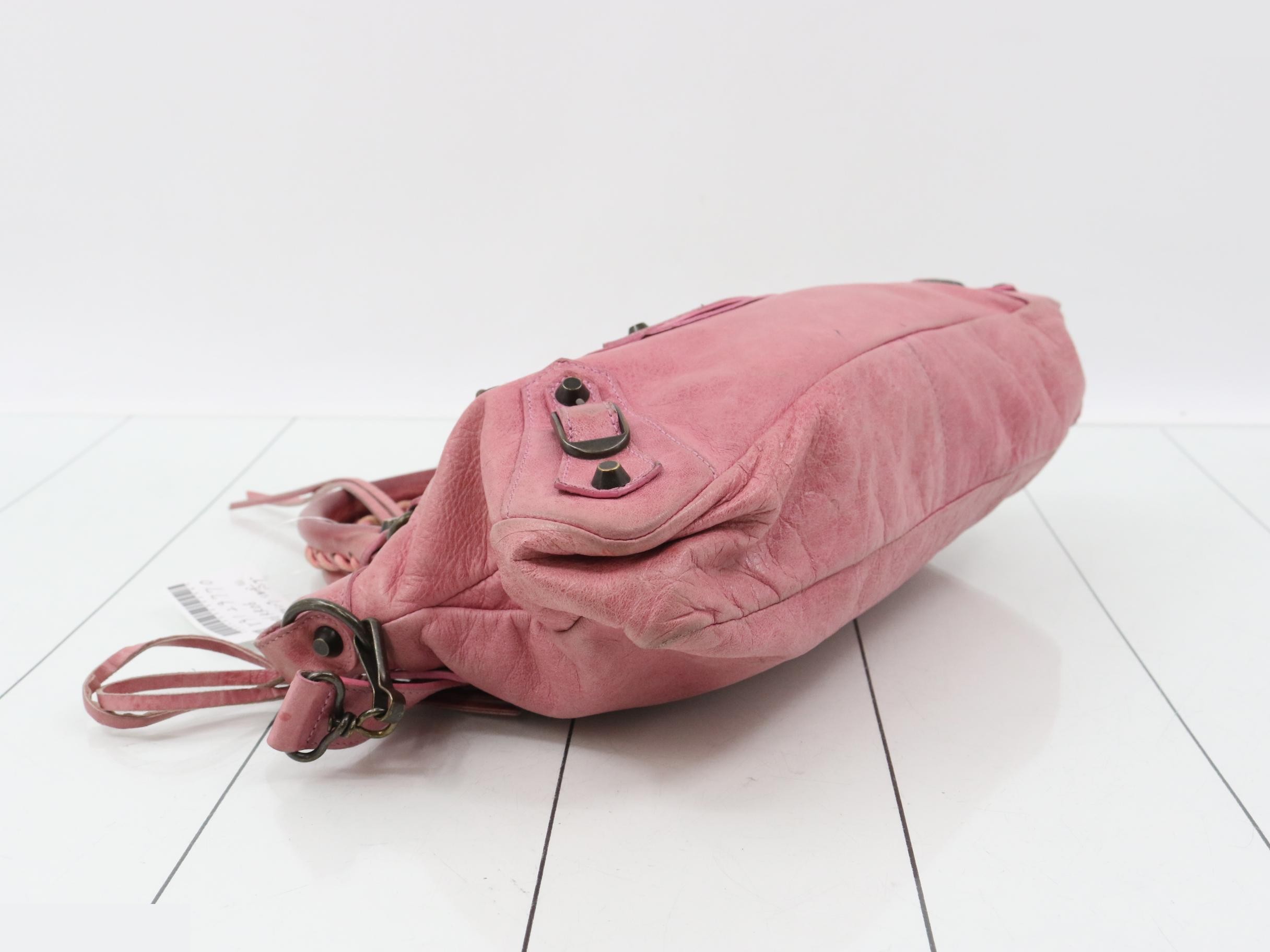 Classic Shoulder Bag / Handbag / 2-Way Style / Pink — view 5
