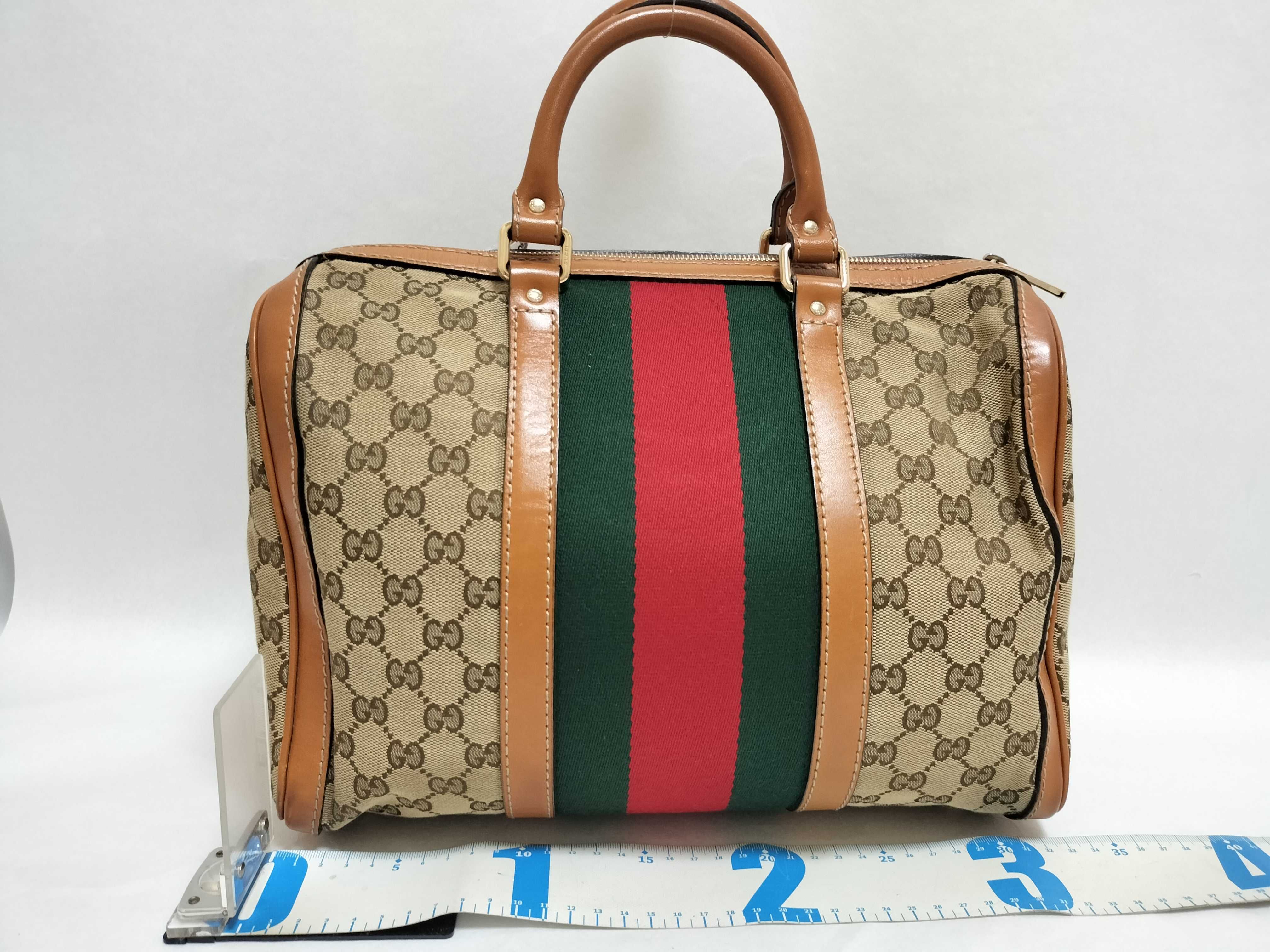 GG Canvas PH- GG Canvas x Leather 2-Way Handbag Brown — view 2