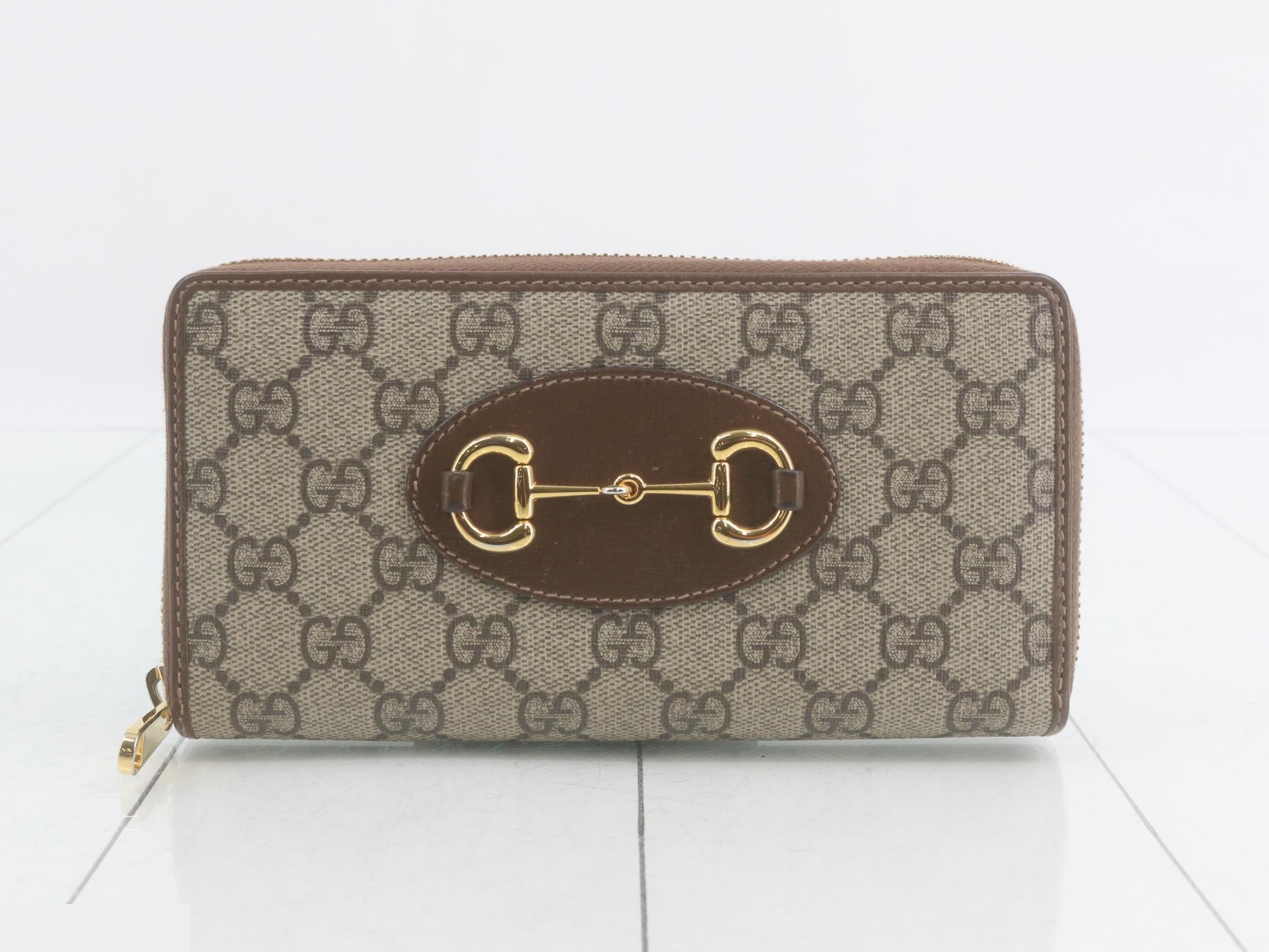 Wallet, GG Supreme, Horsebit, 1955, PVC coated