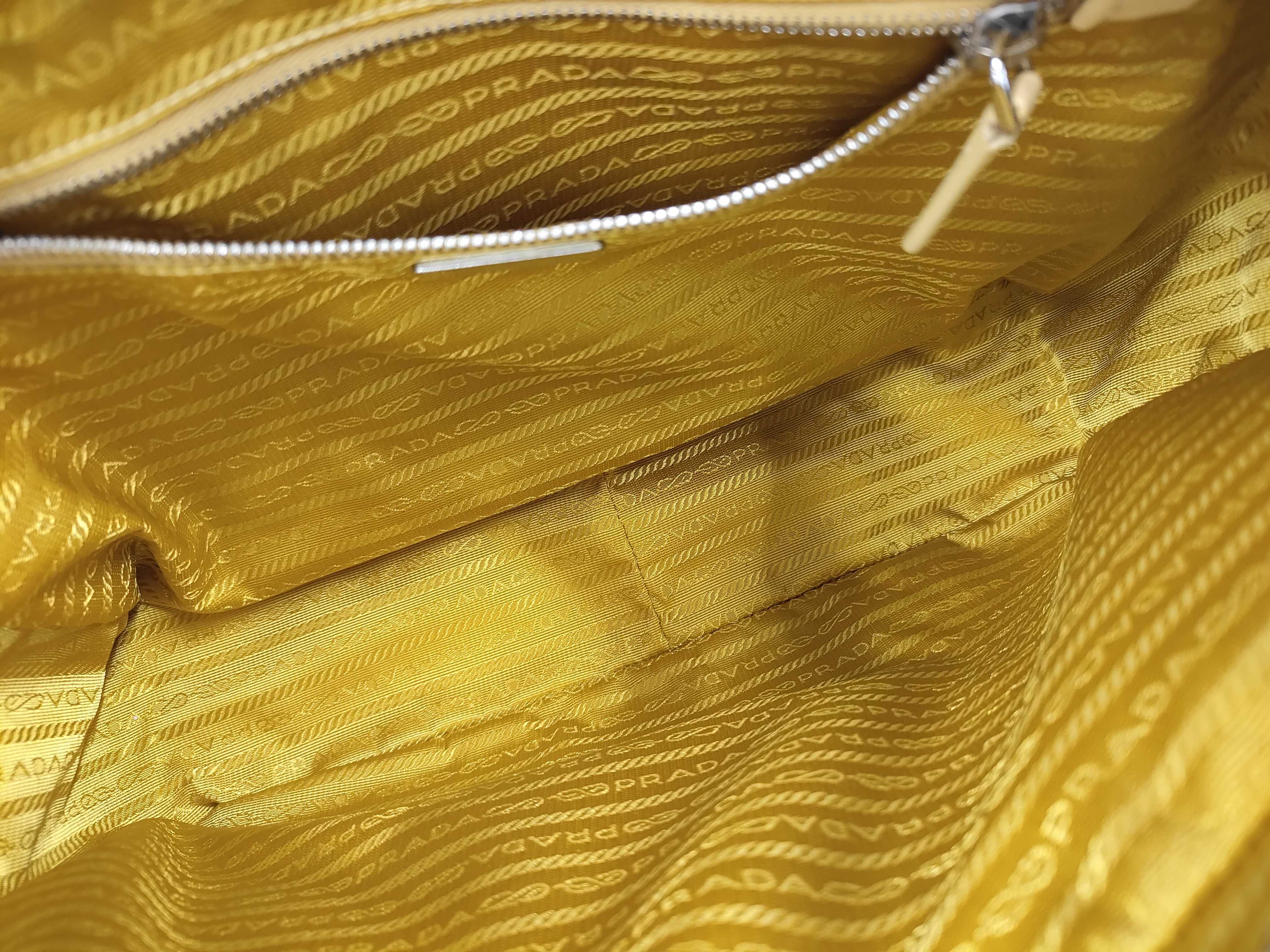 Saffiano Handbag Boston Triangle Logo Handbag — view 8